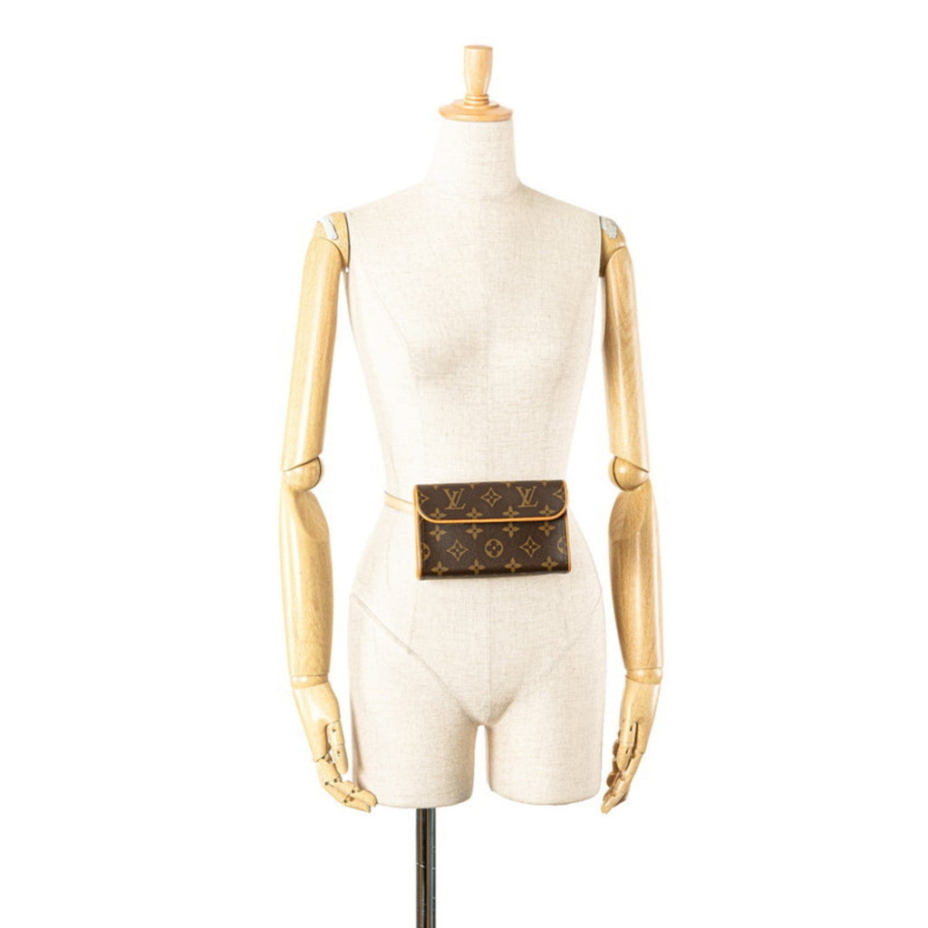 Louis Vuitton Brown Pvc Leather Fanny Pack Pochette