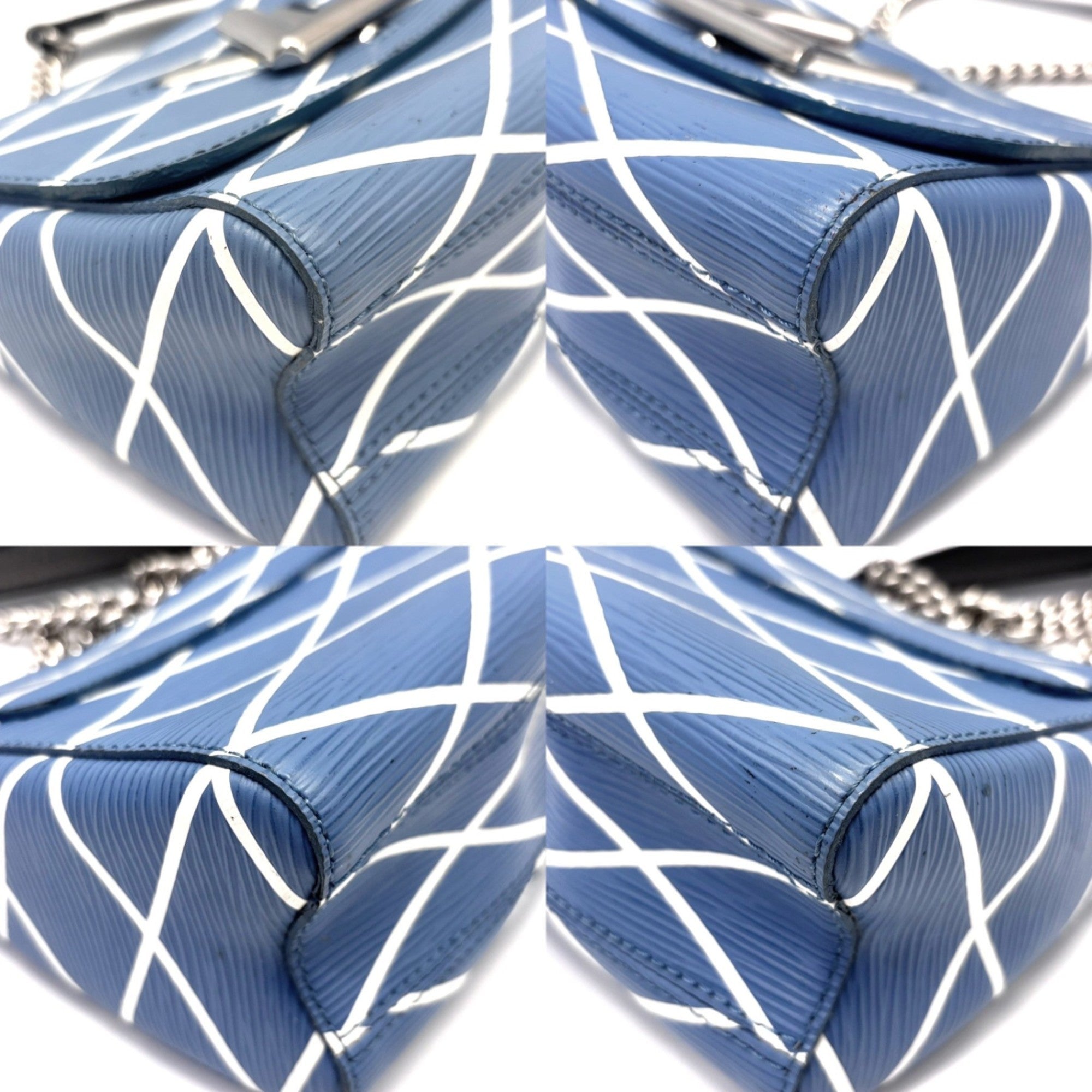 Louis Vuitton Epi Blue Light Blue Epi Leather Shoulder Bag