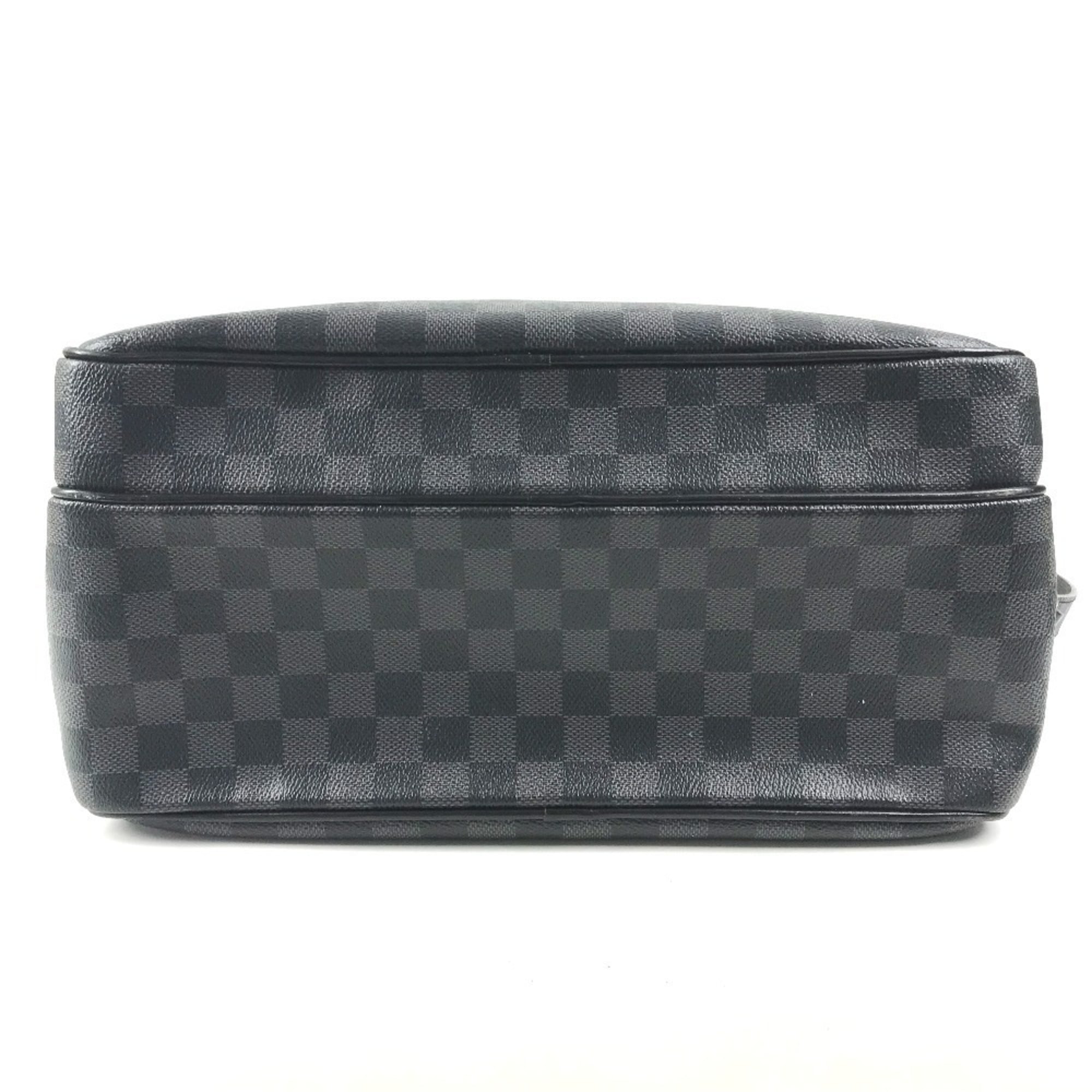 Louis Vuitton Black Damier Graphite Shoulder Bag