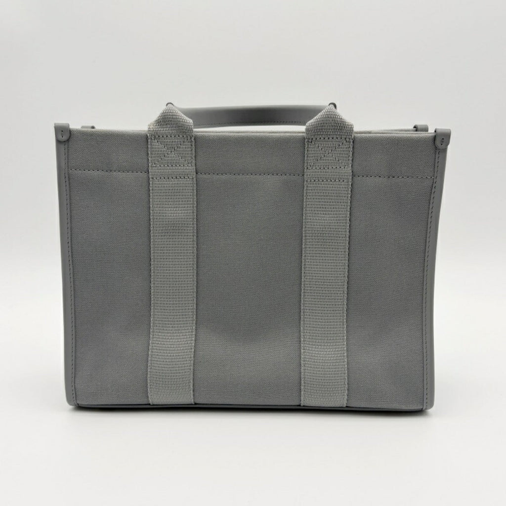 Balenciaga Gray Canvas Leather Tote