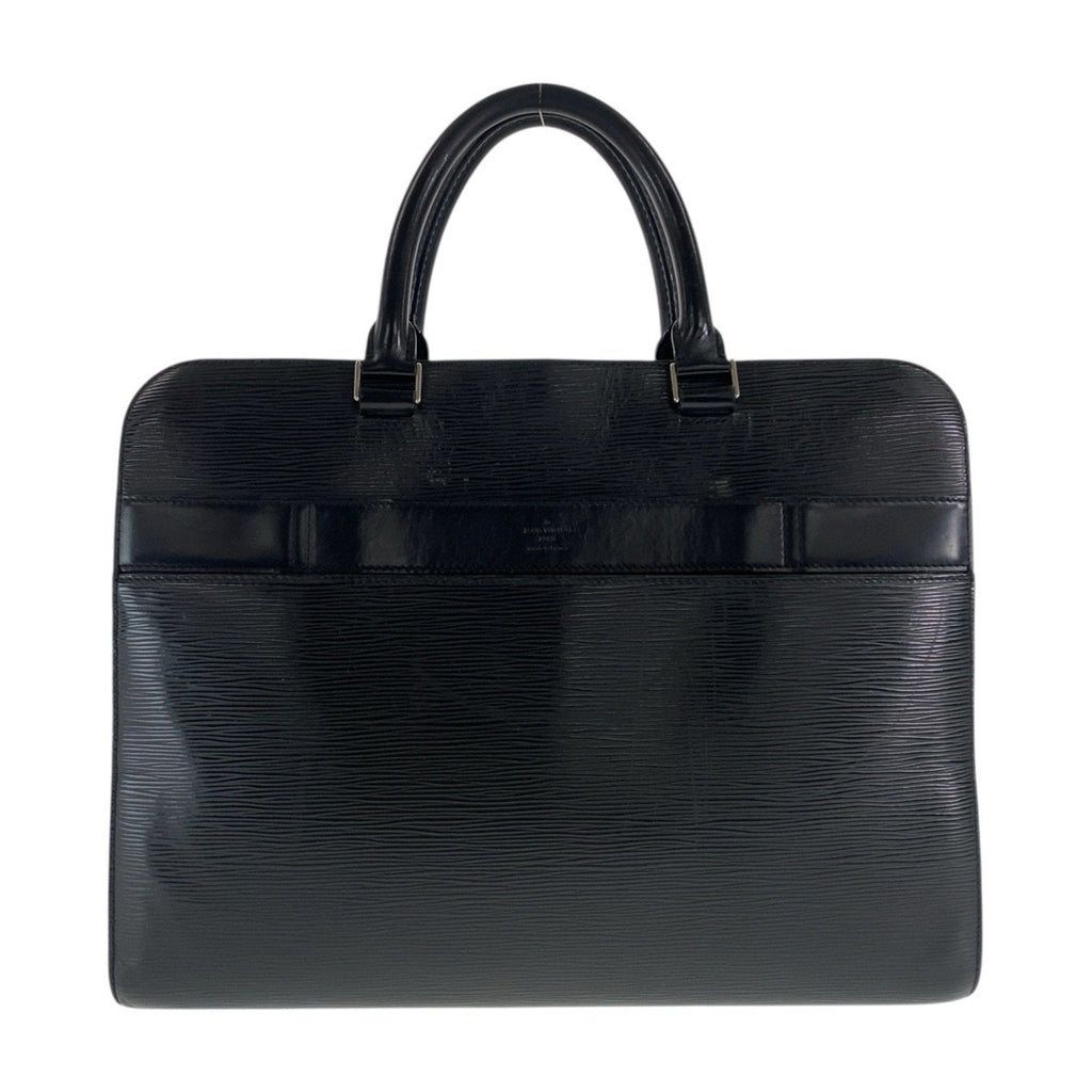 Louis Vuitton Black Noir Epi Leather Briefcase