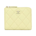 Chanel Yellow Grained Calfskin