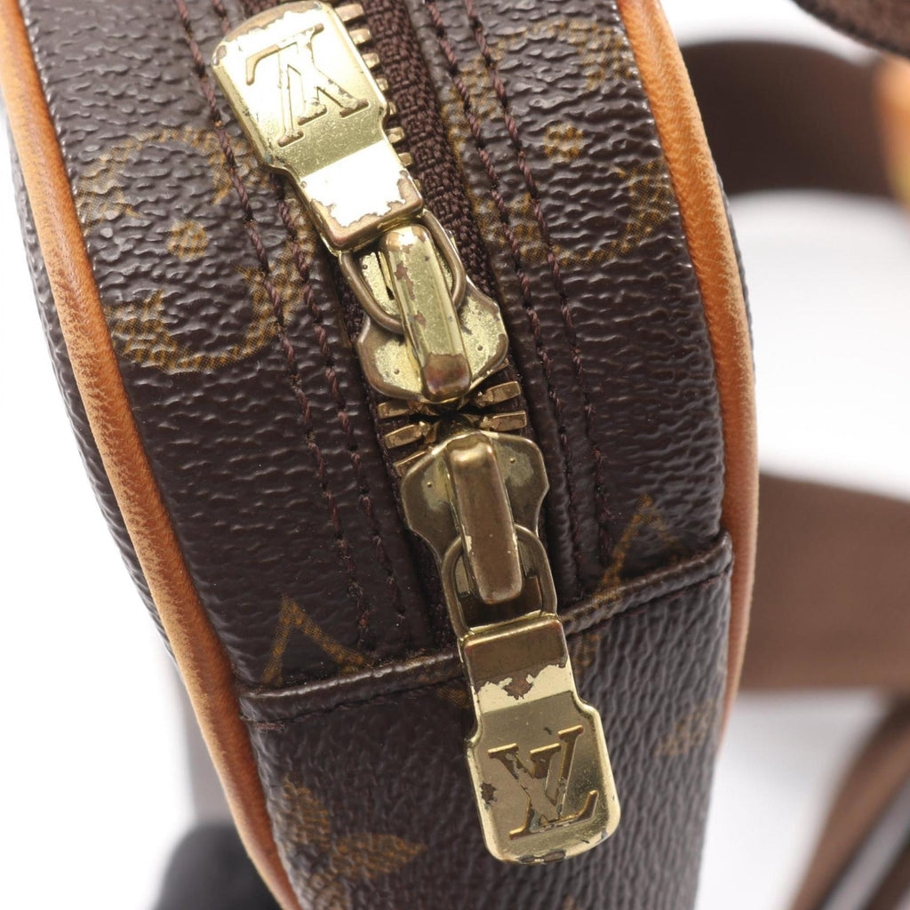 Louis Vuitton Brown Coated Canvas Leather Fanny Pack Handbag