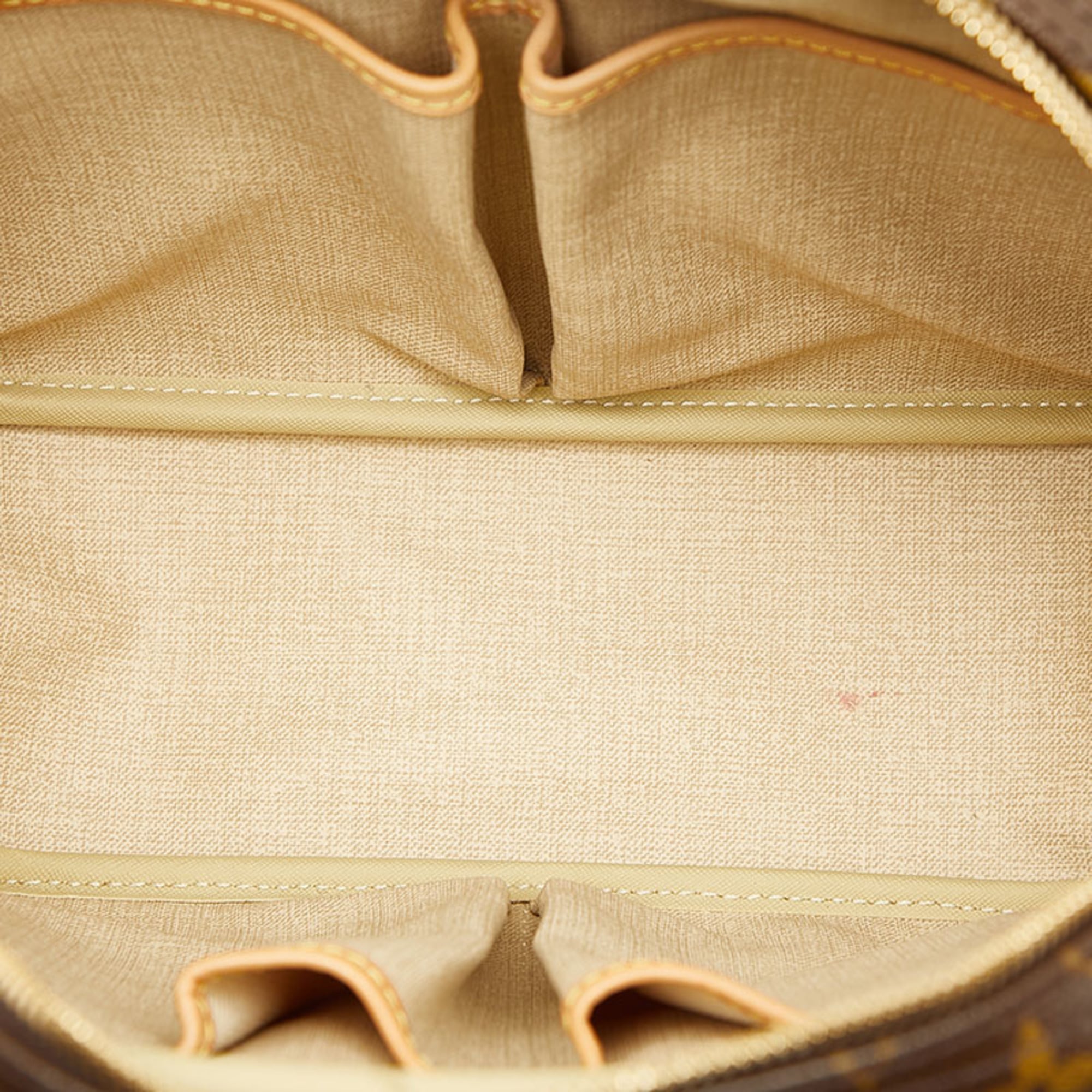 Louis Vuitton Monogram Brown Pvc Leather Handbag