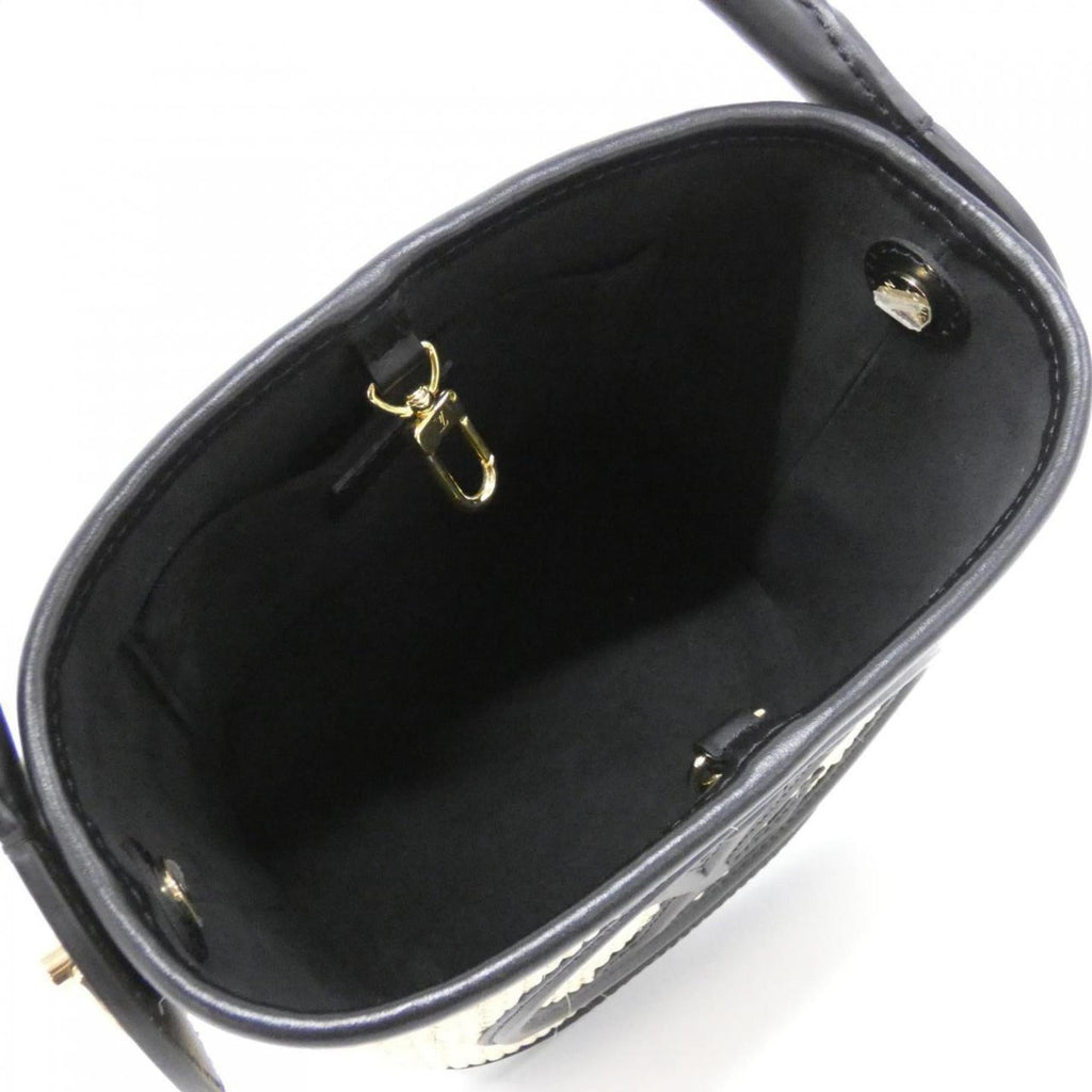 Louis Vuitton Black Raffia Handbag