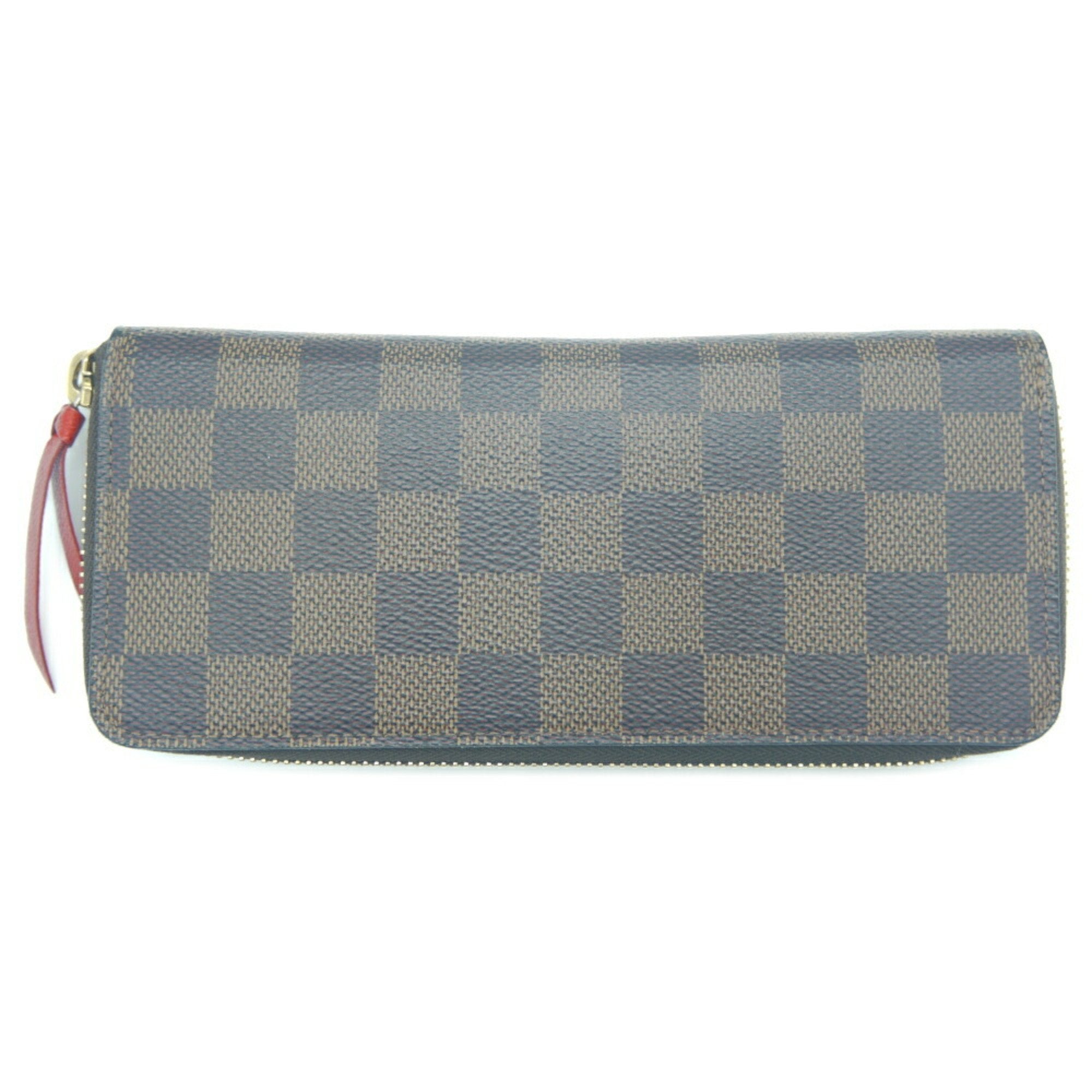Louis Vuitton Brown Cerise Damier Canvas Long Wallet