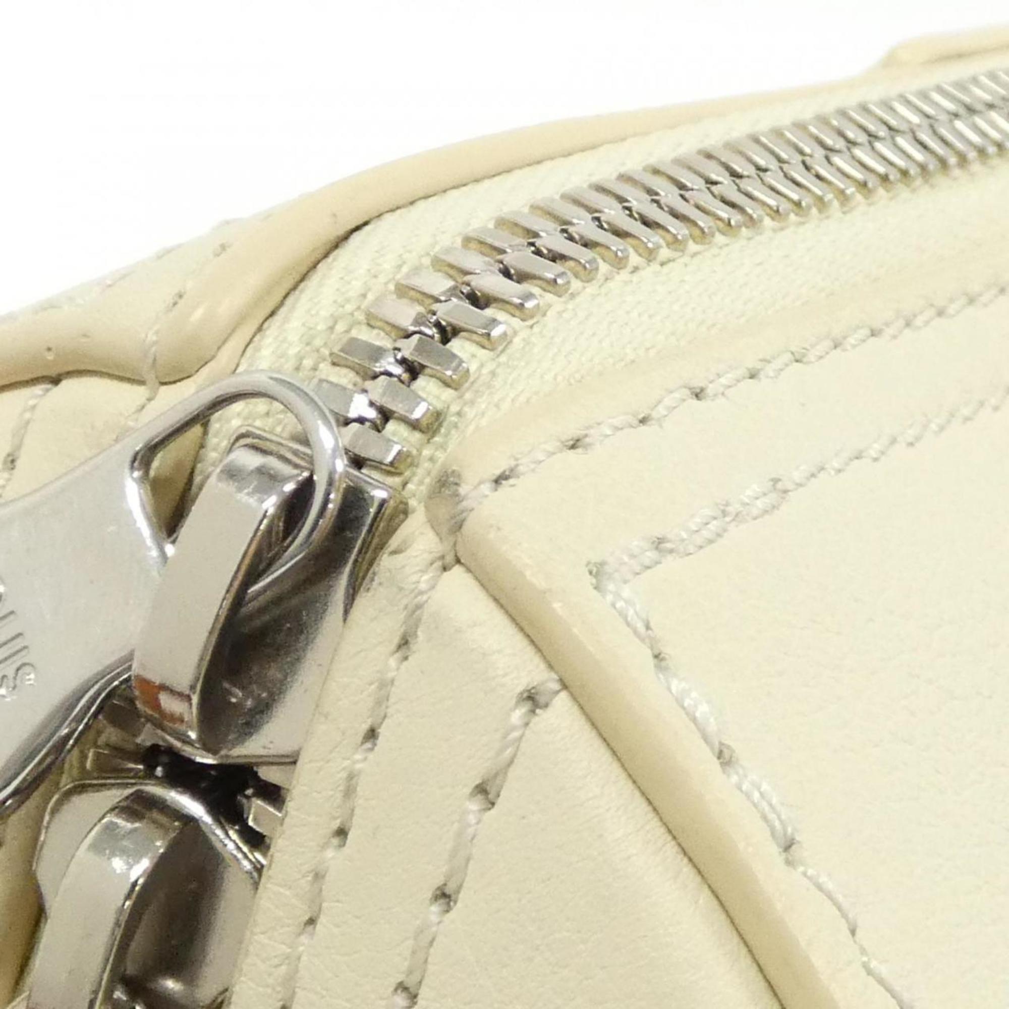 Louis Vuitton Beige Leather Shoulder Bag