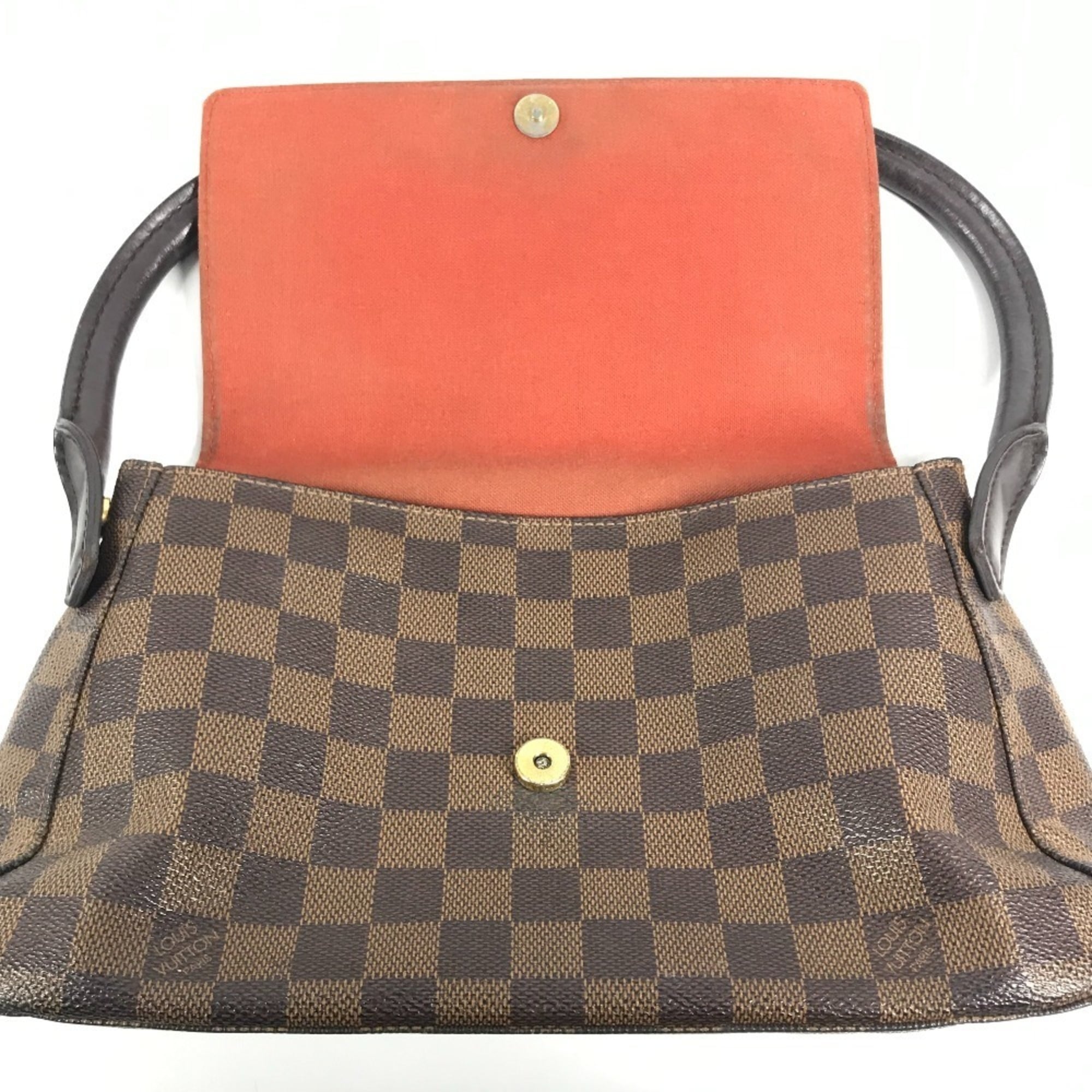 Louis Vuitton Brown Ebene Damier Canvas Handbag Shoulder Bag Tote Bag