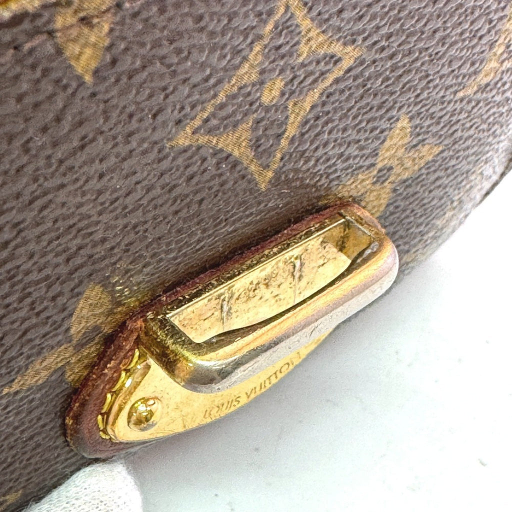 Louis Vuitton Brown Leather Wallet (Tri-Fold)