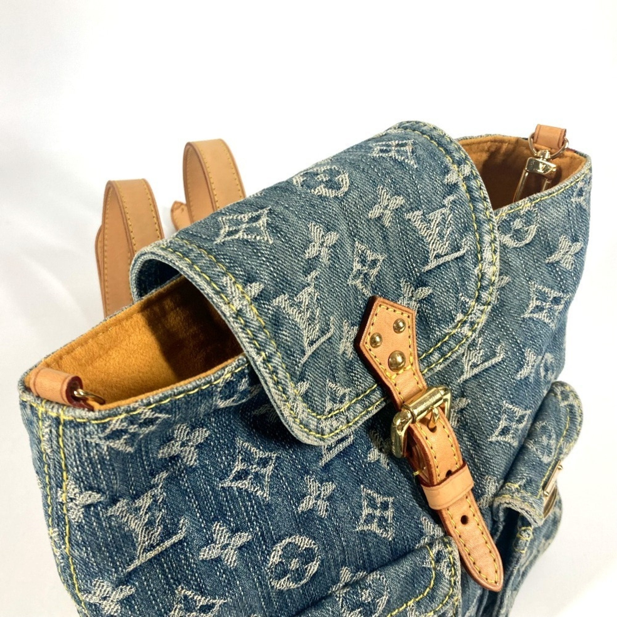 Louis Vuitton Blue Monogram Monogram Denim Backpack