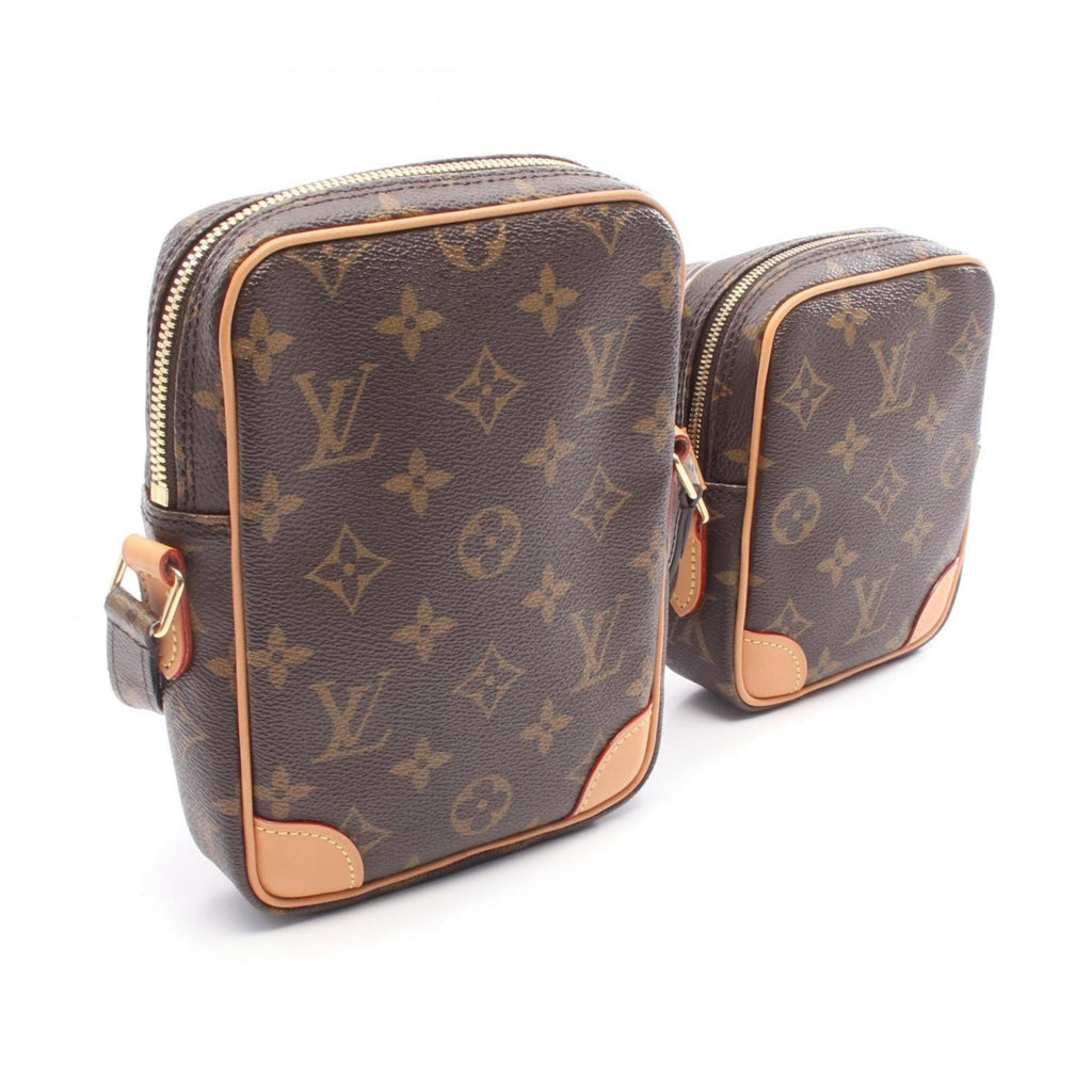 Louis Vuitton Brown Multi-Color Coated Canvas Leather Shoulder Bag