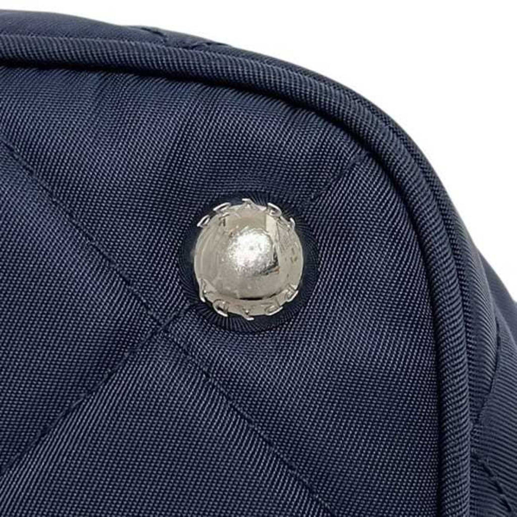 Prada Navy Nylon Saffiano Triangle Shoulder Bag Tote Bag