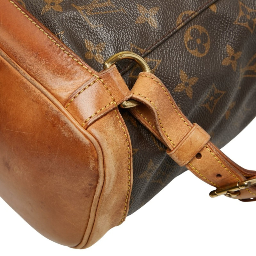 Louis Vuitton Brown Pvc Leather Backpack