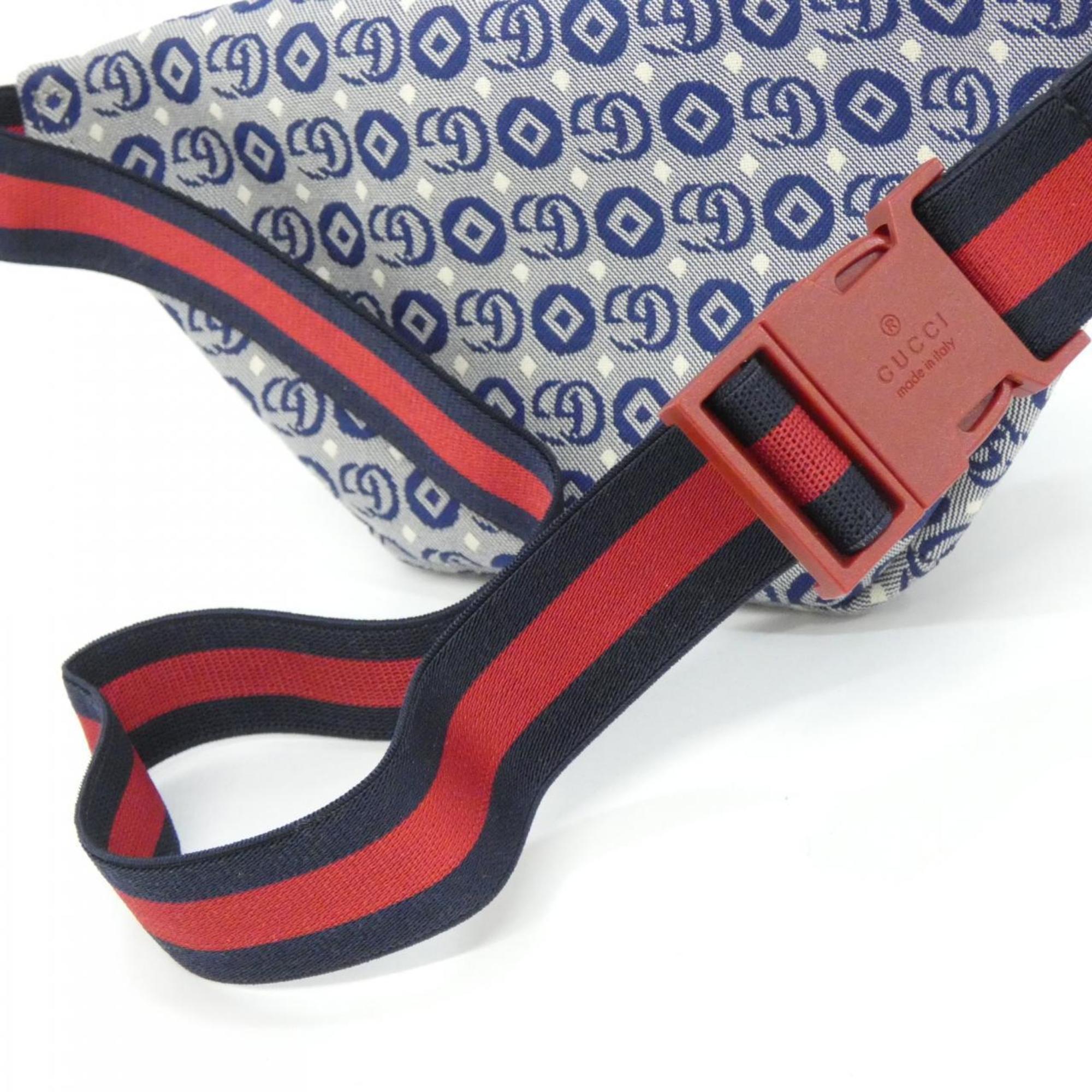 Gucci Blue White Fanny Pack (Pre-Owned)