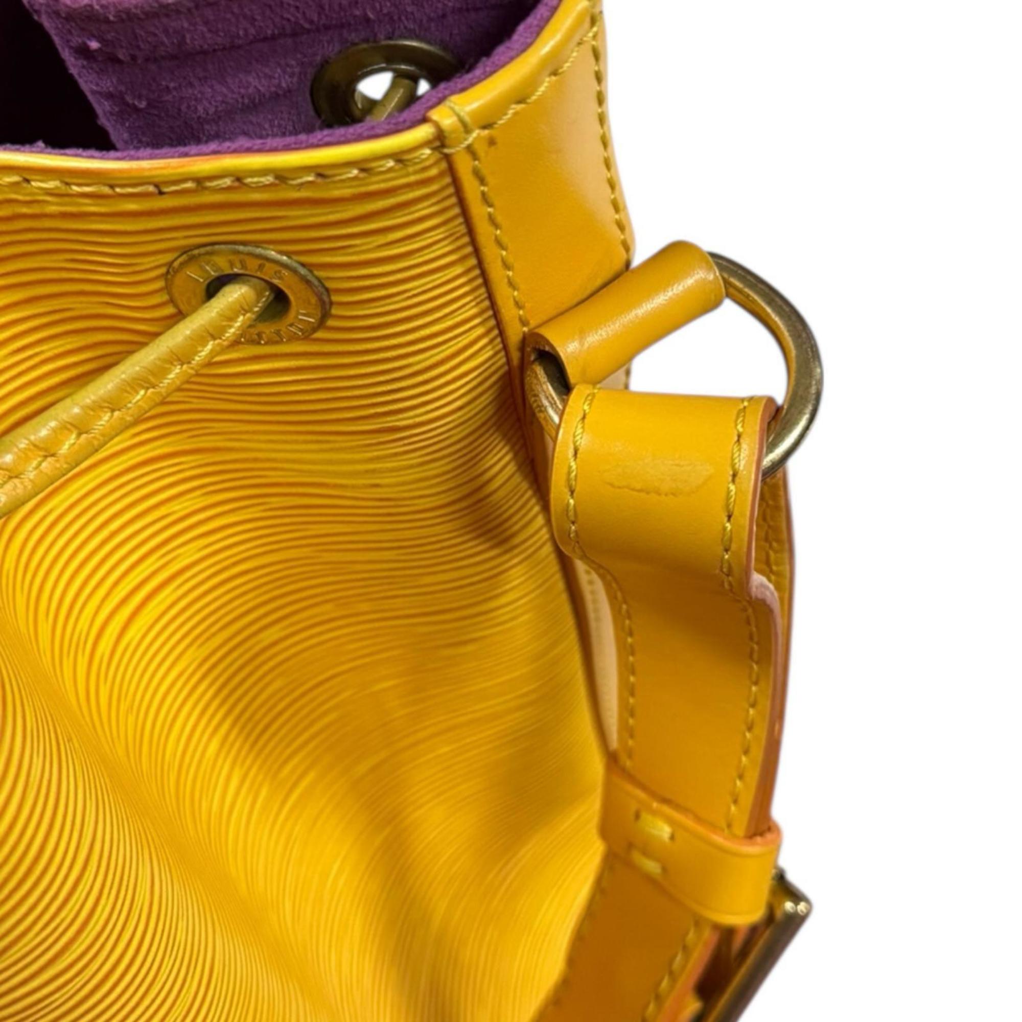 Louis Vuitton Epi Yellow Epi Leather Shoulder Bag