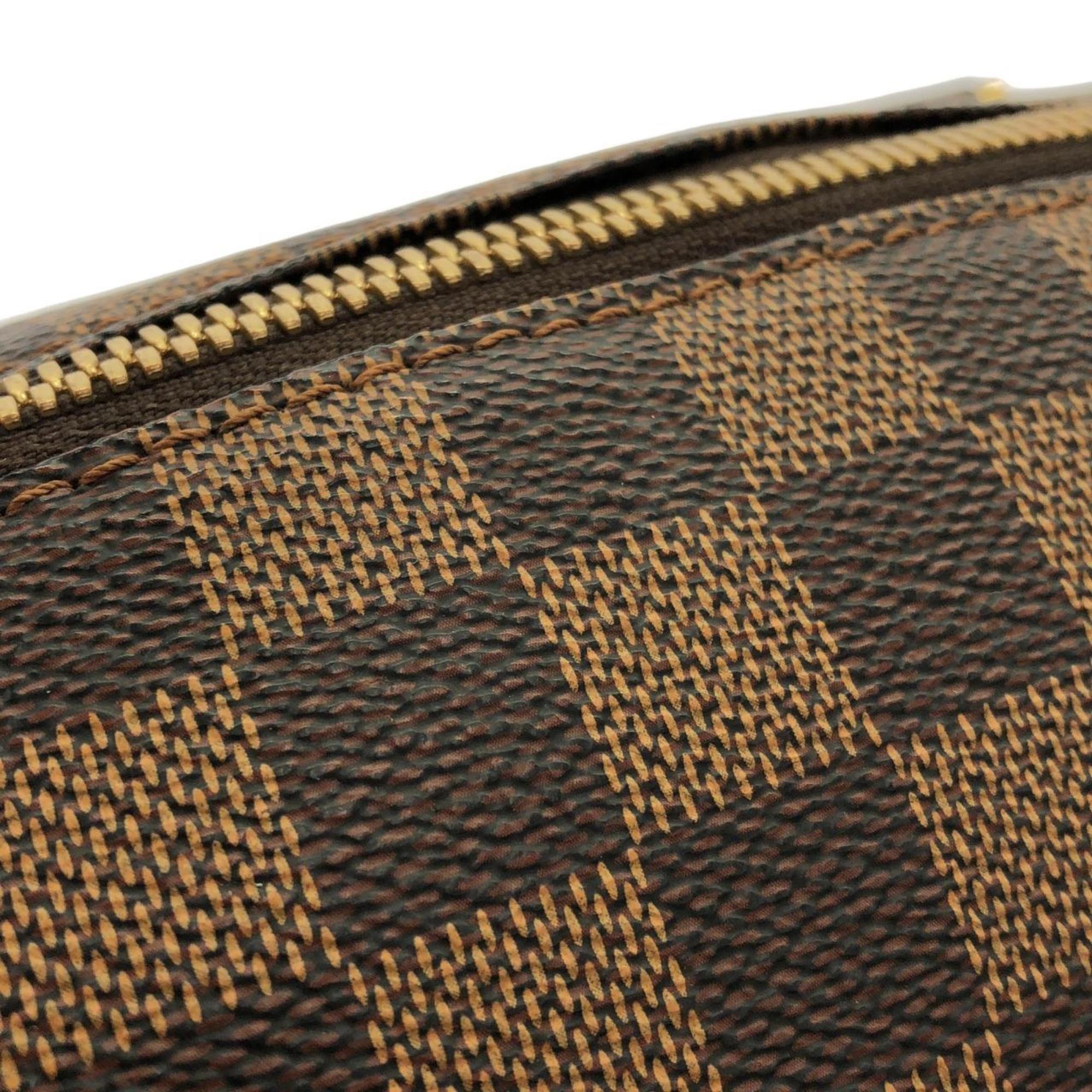 Louis Vuitton Brown Coated Canvas Handbag