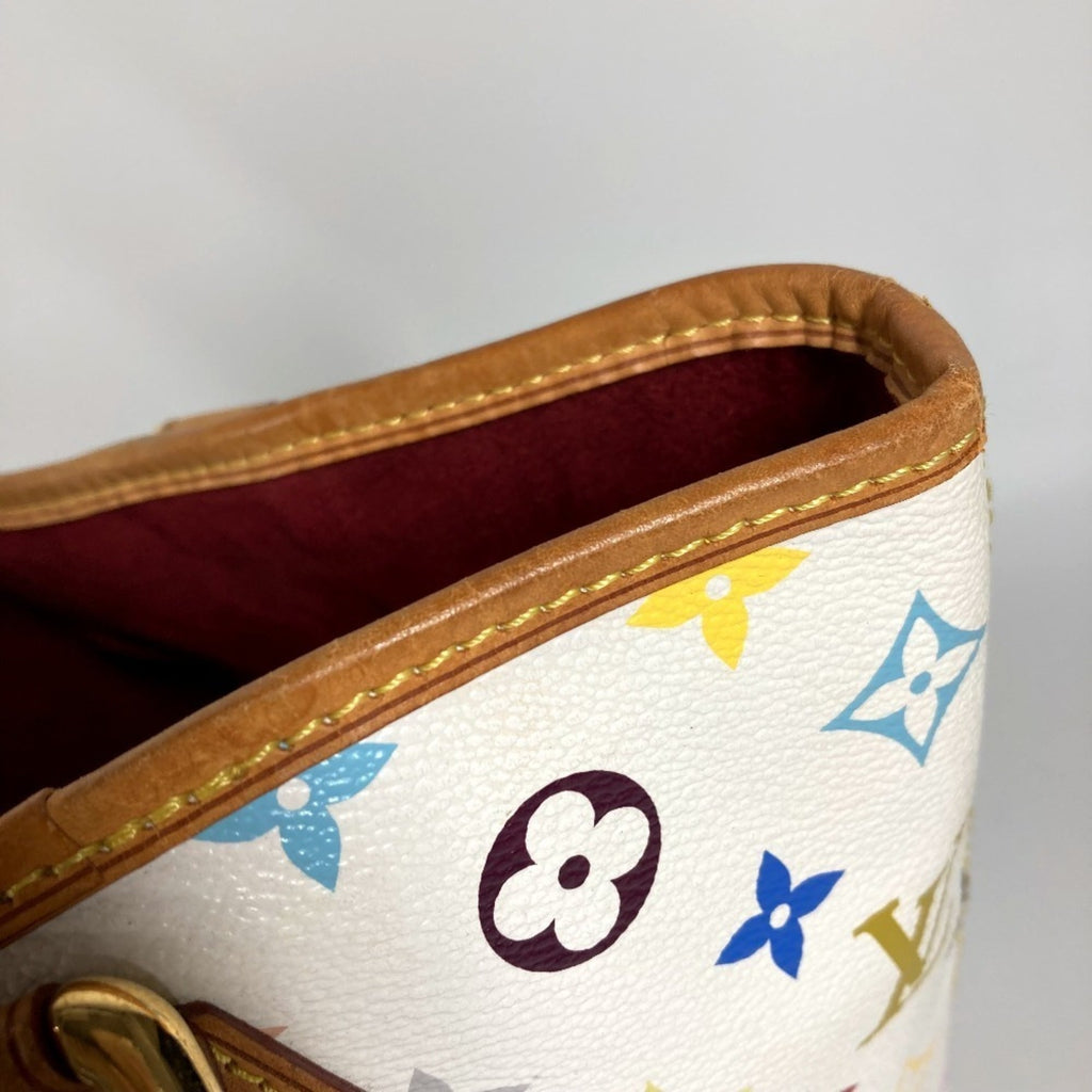 Louis Vuitton White Monogram Multicolore Handbag Shoulder Bag