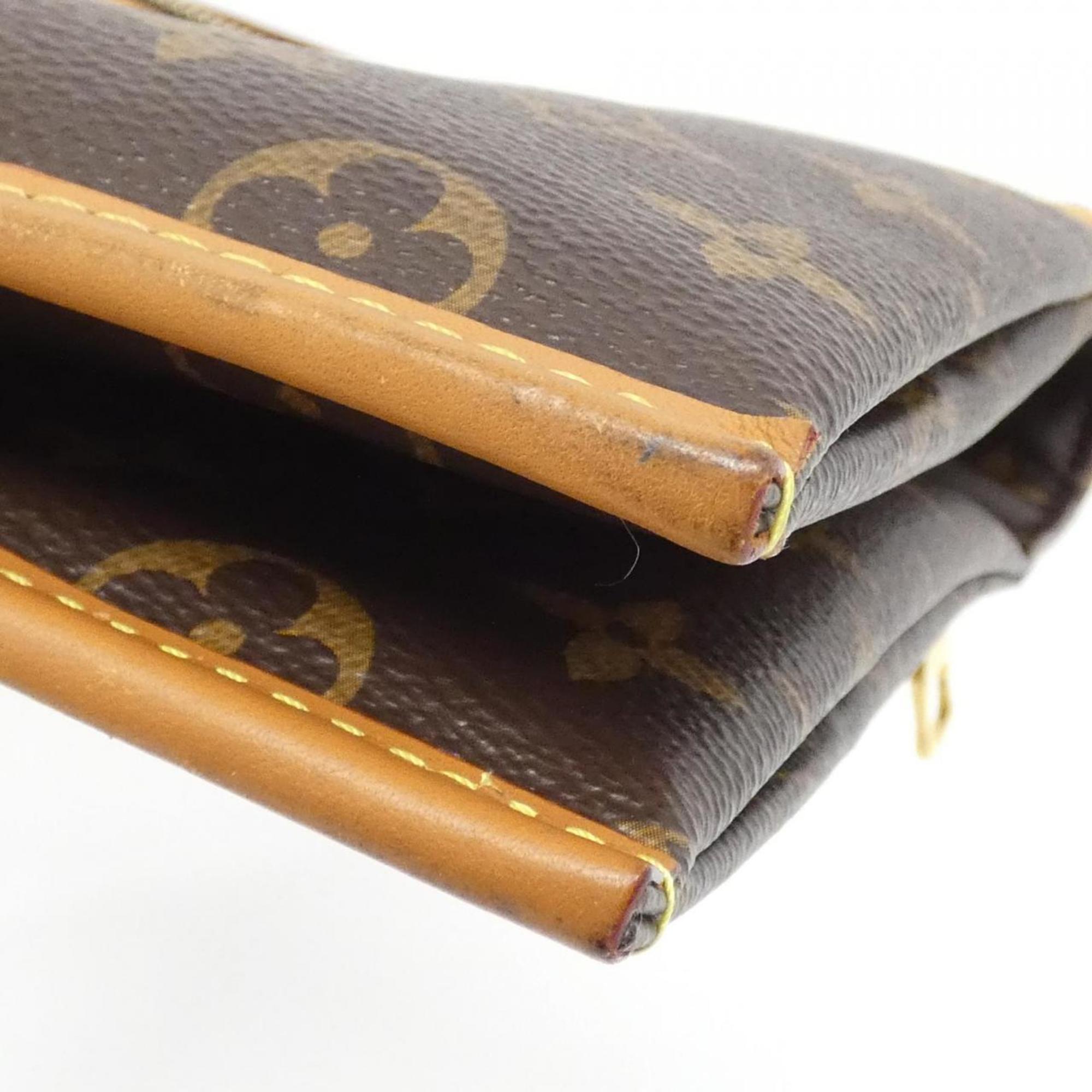 Louis Vuitton Brown Marron Coated Canvas Shoulder Bag