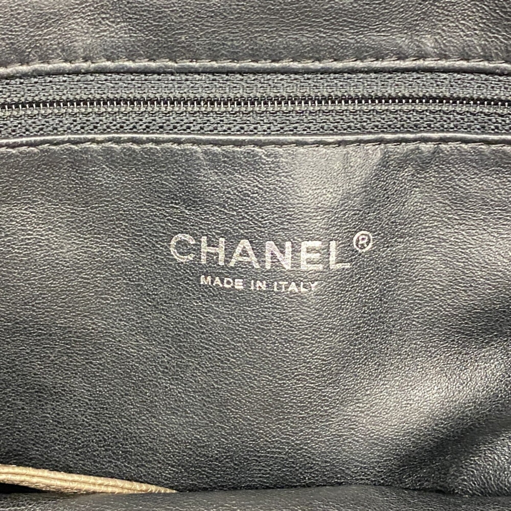 Chanel Brown Leather Tote Bag