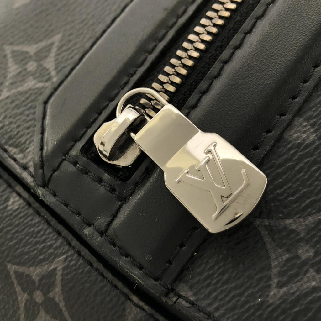 Louis Vuitton Black Coated Canvas Shoulder Bag