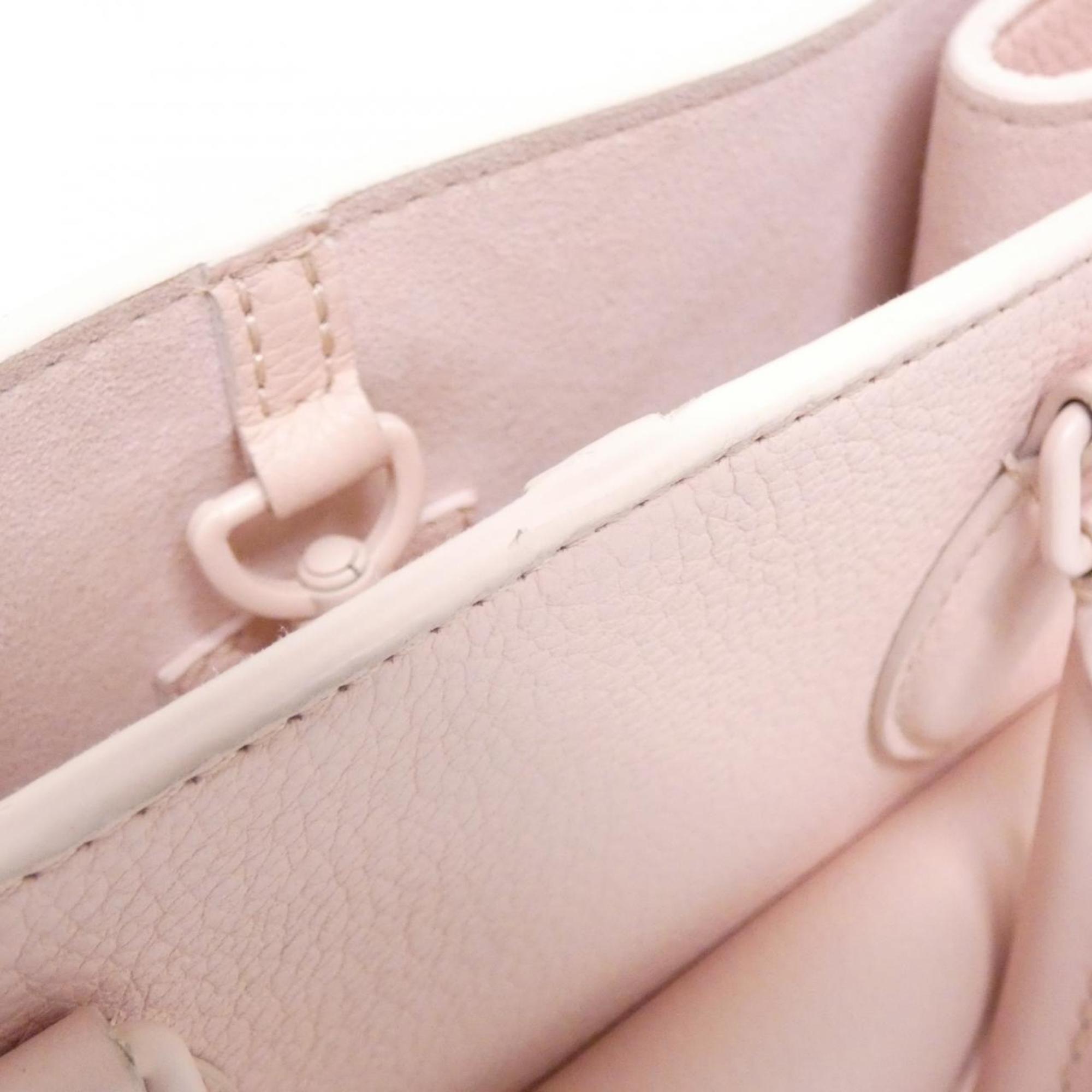 Louis Vuitton Pink Rose Leather Handbag