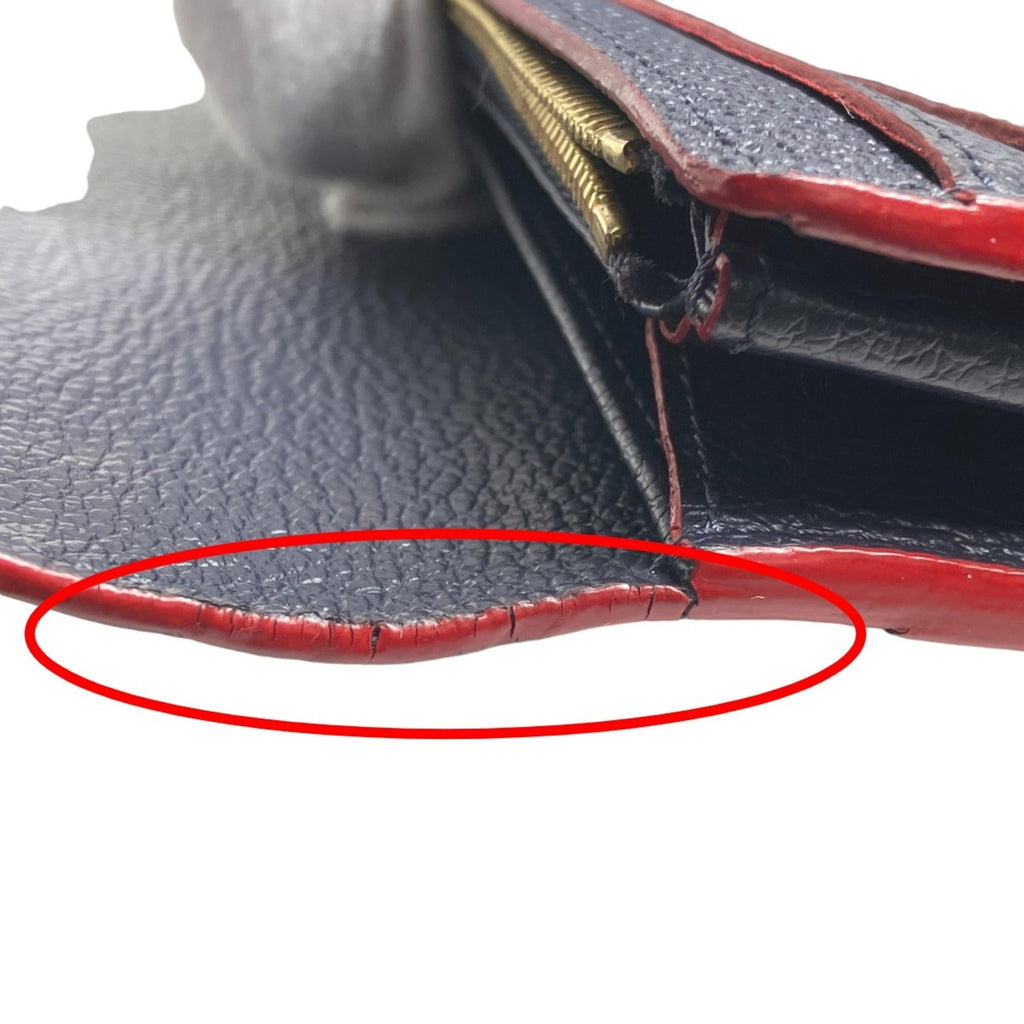 Louis Vuitton Marine Rouge Monogram Empreinte Long Wallet