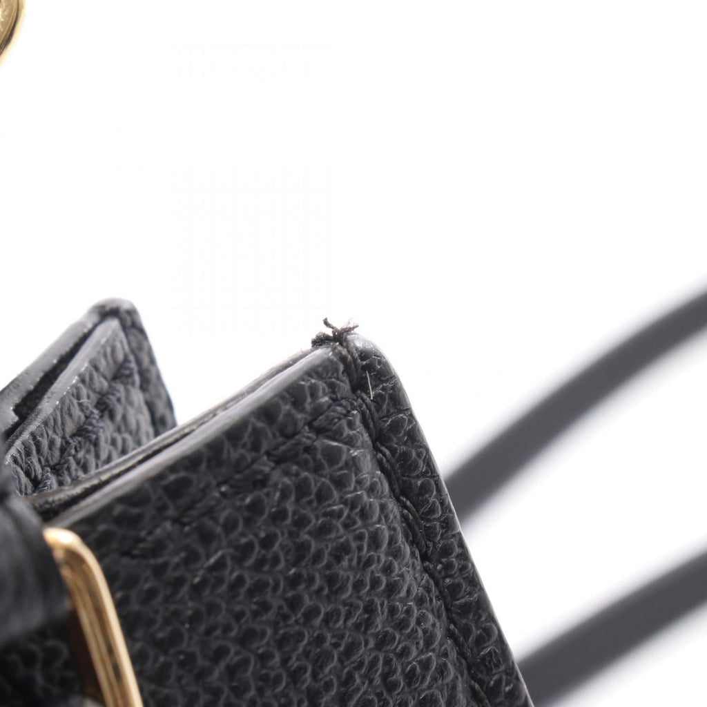 Louis Vuitton Black Noir Monogram Empreinte Handbag