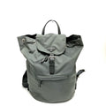 Prada Gray Leather Backpack