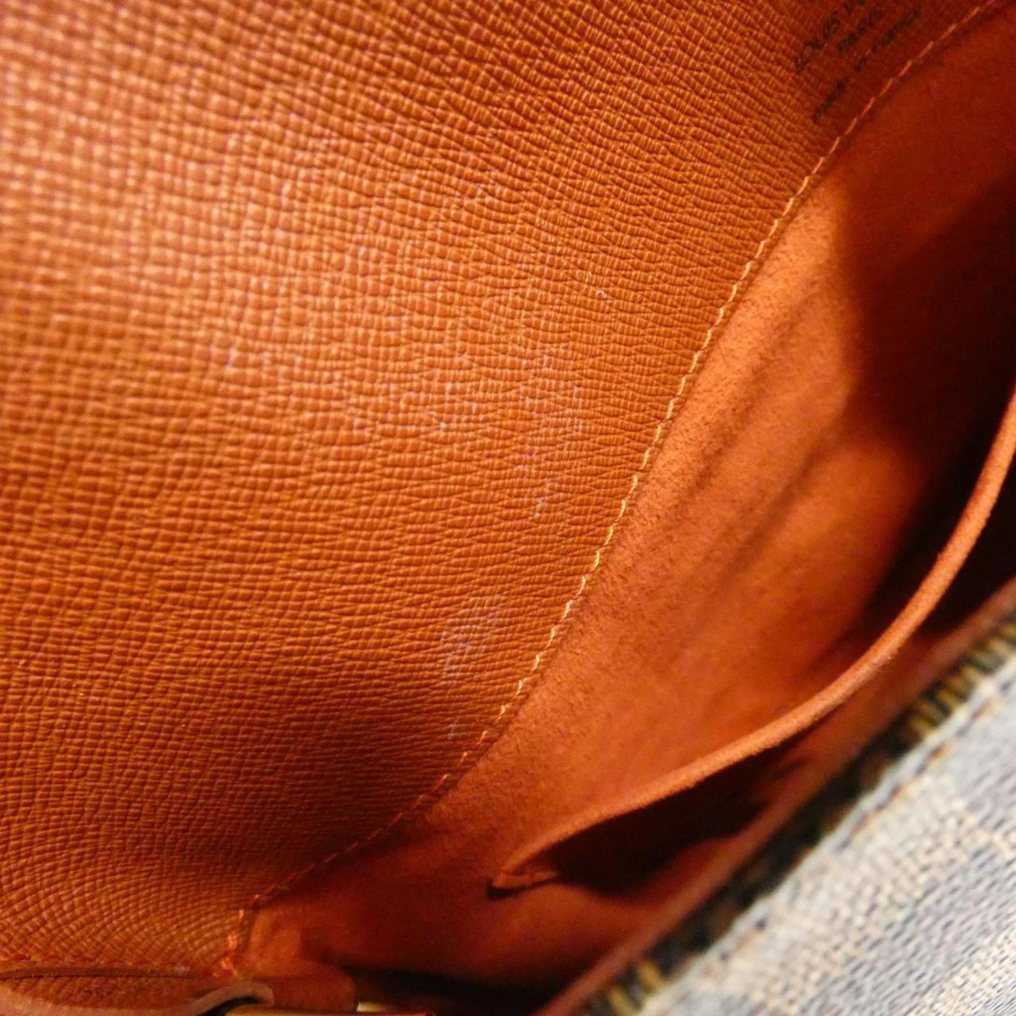 Louis Vuitton Damier Canvas Ebene Damier Canvas Shoulder Bag