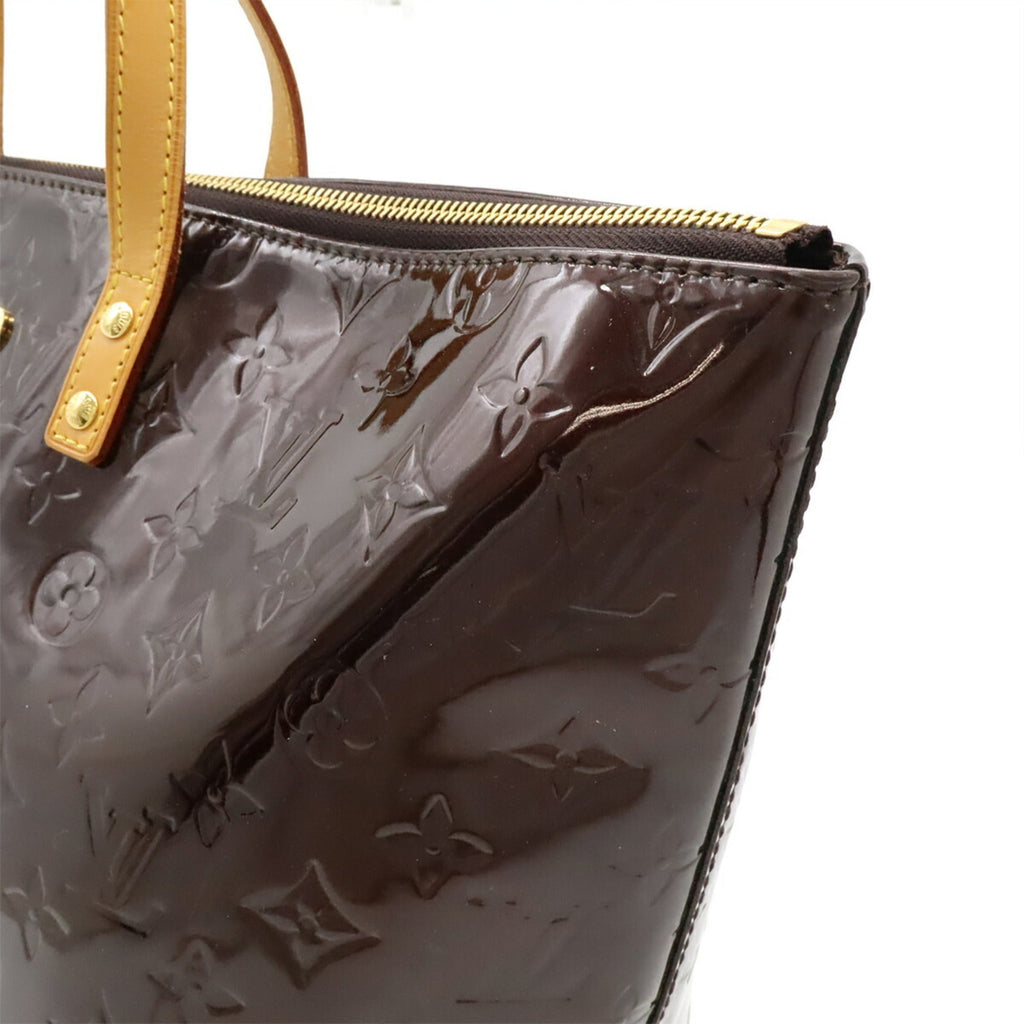 Louis Vuitton Amarante Leather Handbag Shoulder Bag Tote Bag