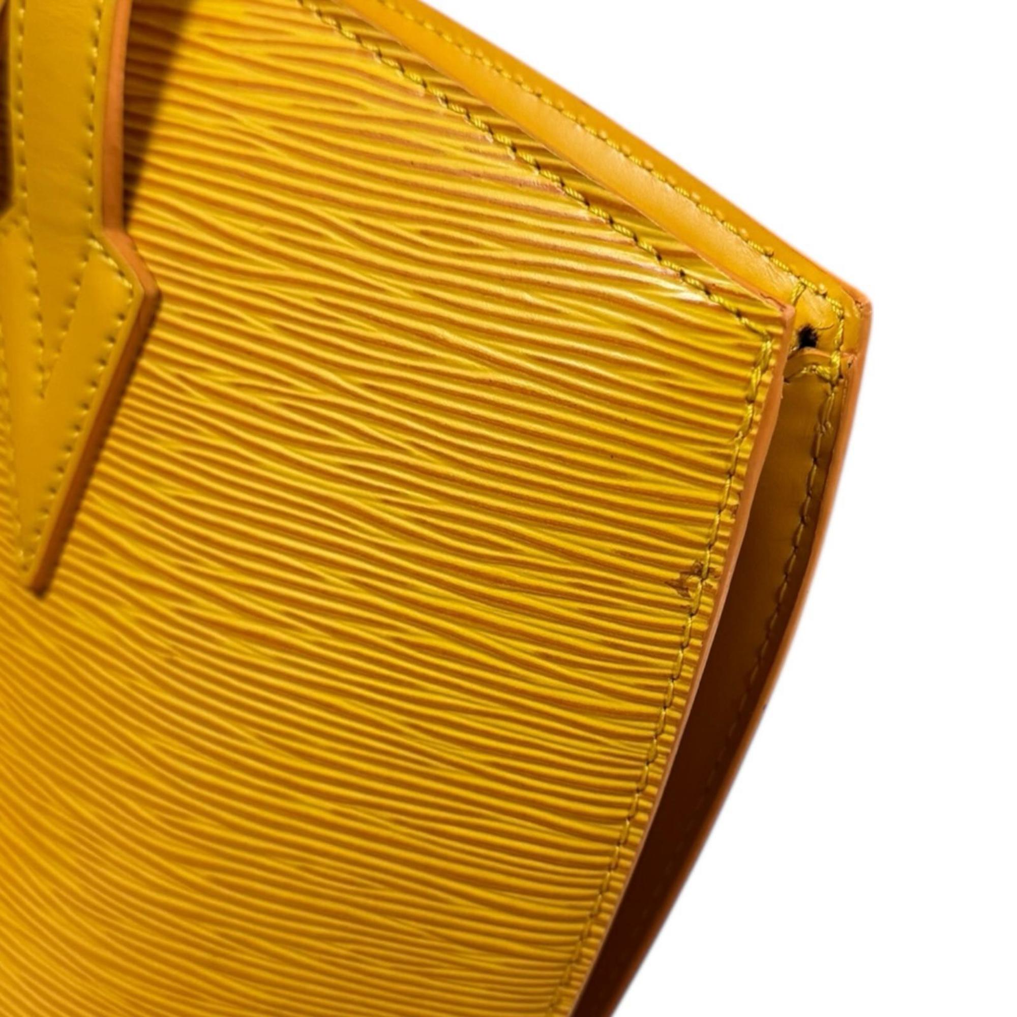 Louis Vuitton Epi Yellow Epi Leather Shoulder Bag
