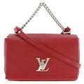 Louis Vuitton Red Color Ruby Leather Shoulder Bag