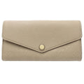 Louis Vuitton Tourterelle Leather Long Wallet