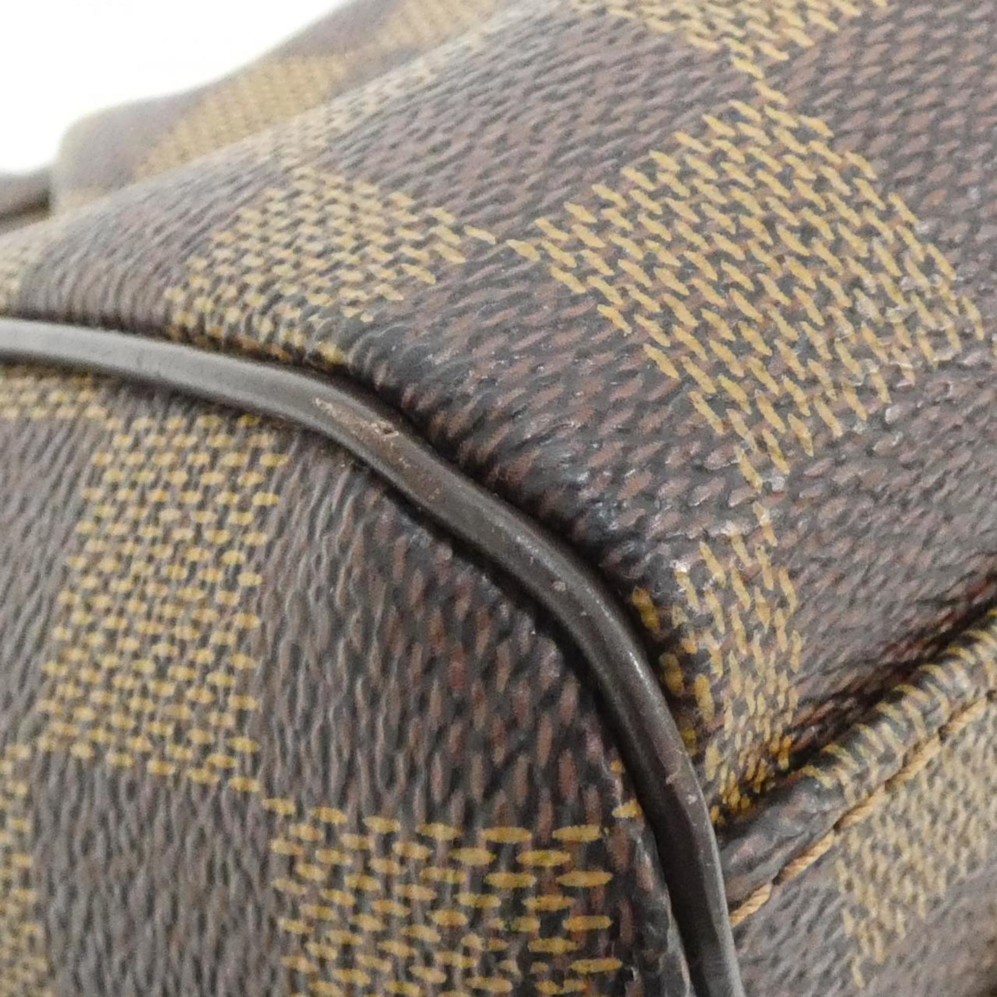 Louis Vuitton Brown Coated Canvas Handbag