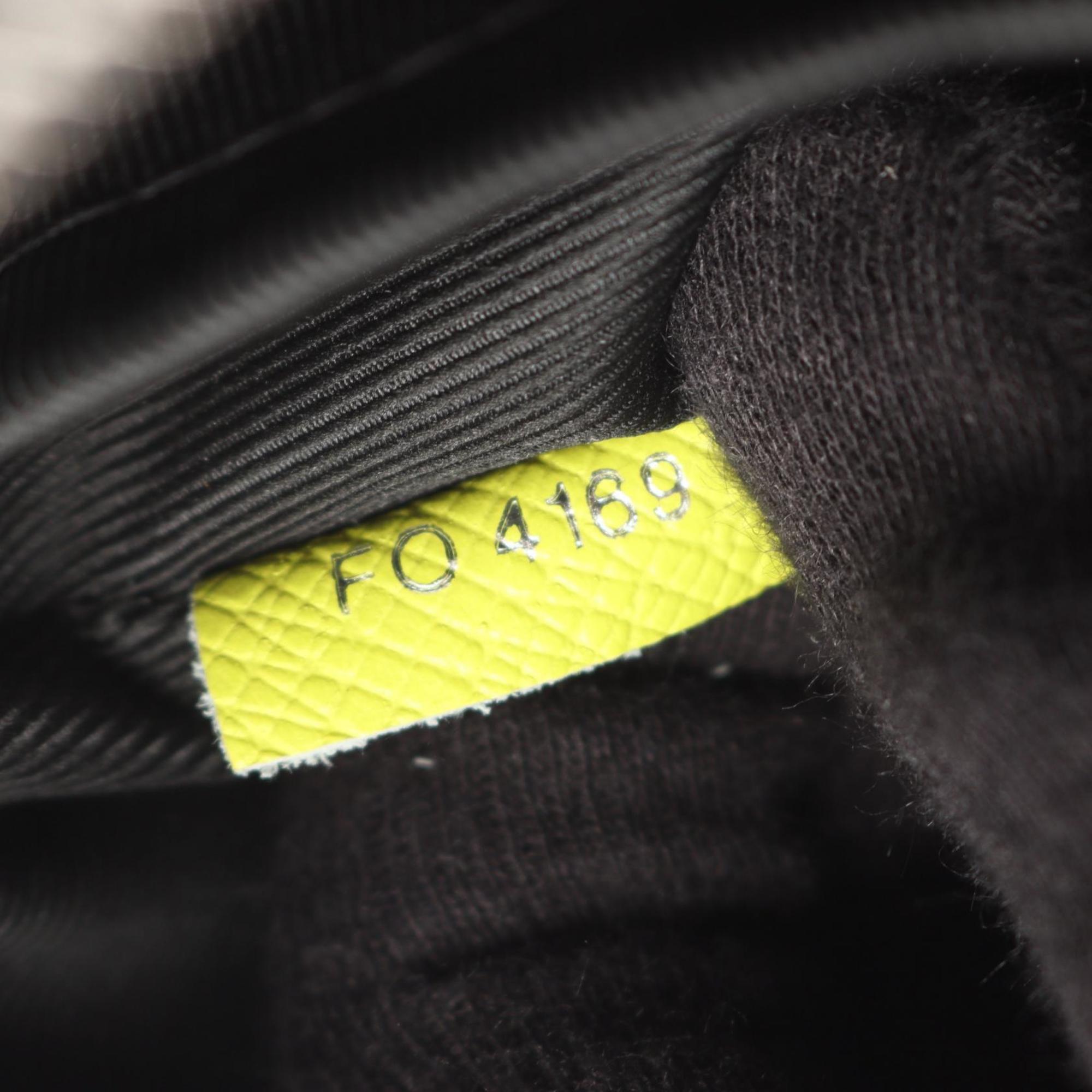 Louis Vuitton Jaune Yellow Coated Canvas Leather Shoulder Bag