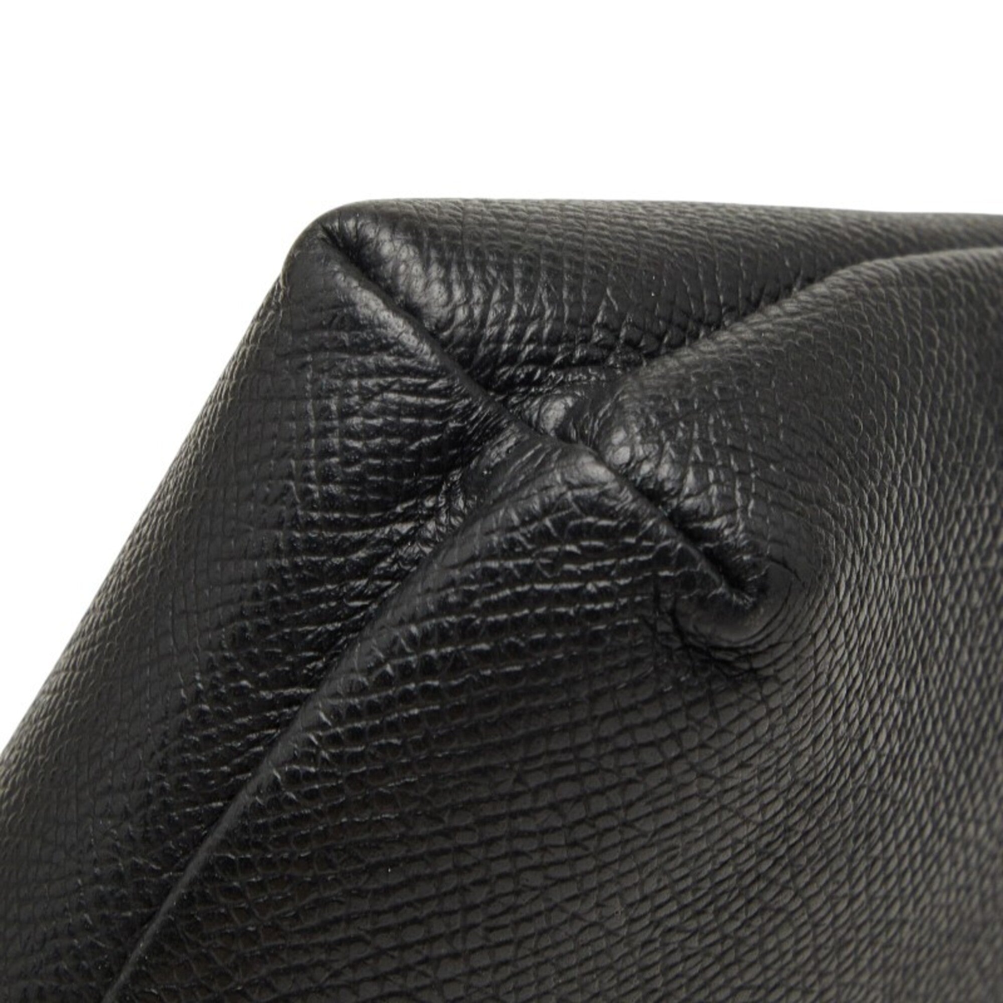 Balenciaga Black Leather Clutch