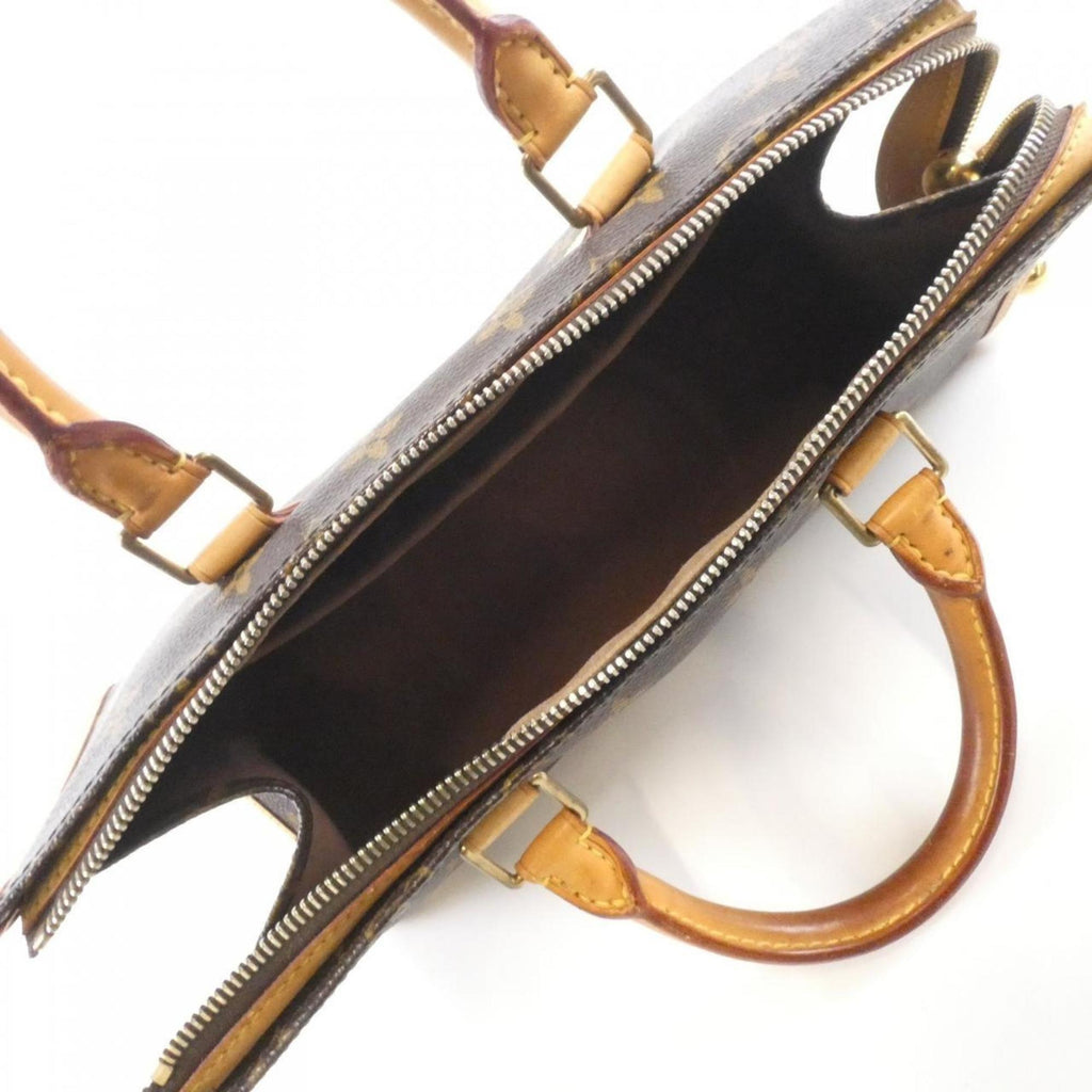 Louis Vuitton Marron Coated Canvas Handbag