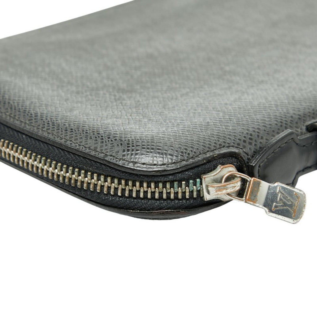 Louis Vuitton Ardoise Black Leather Pouch