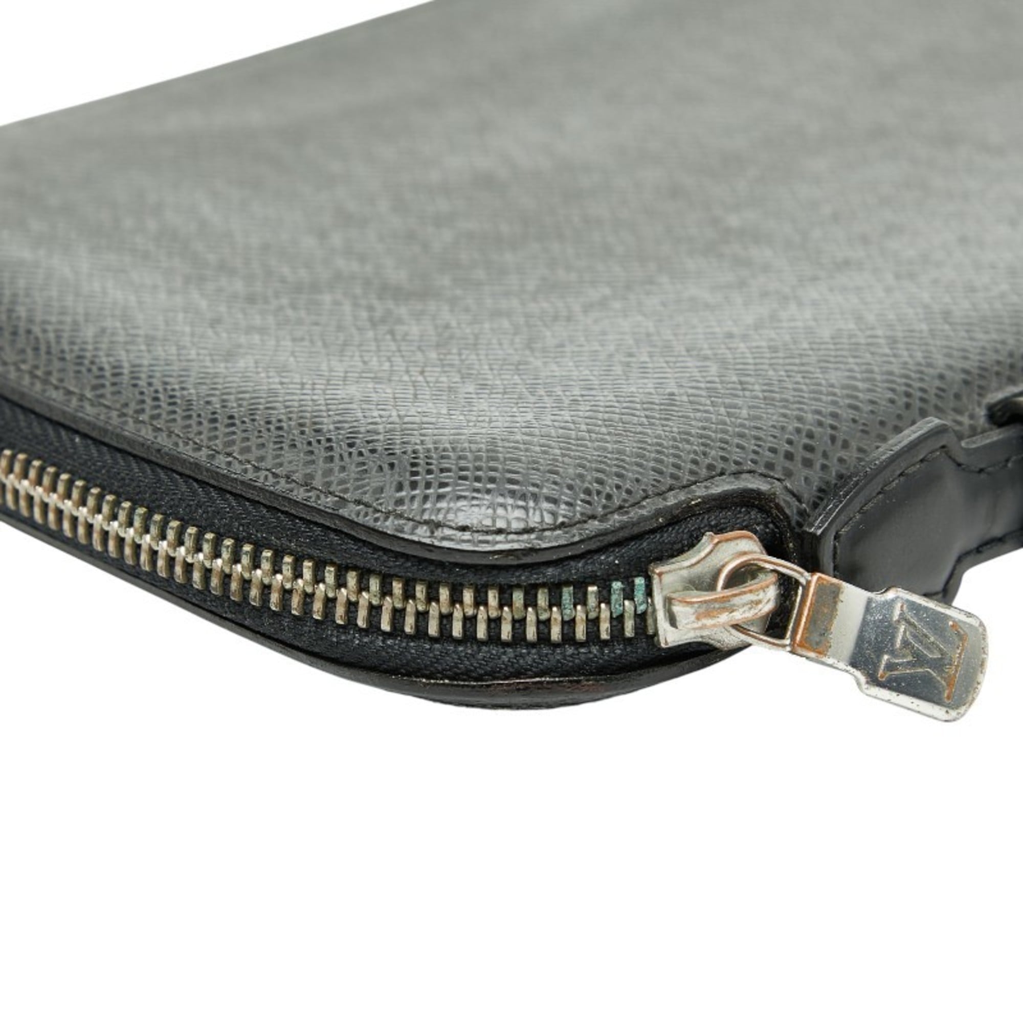 Louis Vuitton Ardoise Black Leather Pouch