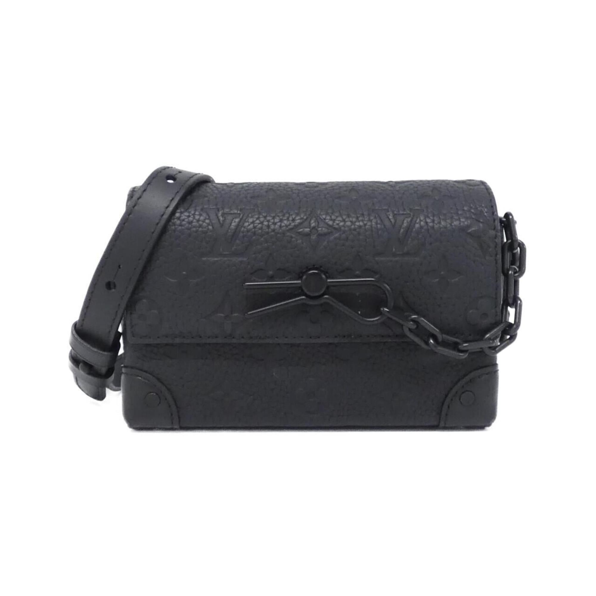 Louis Vuitton Taurillon Black Leather Shoulder Bag
