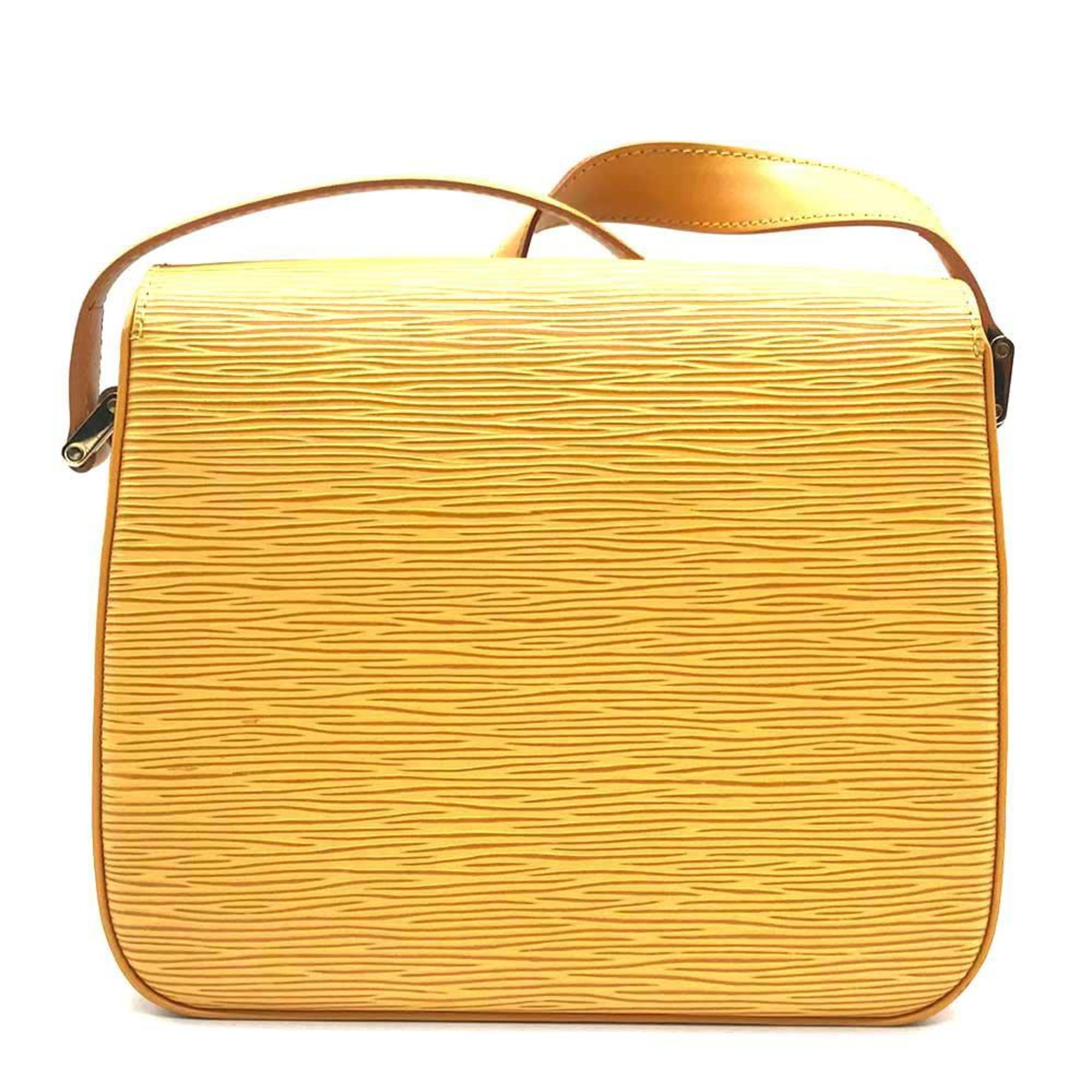 Louis Vuitton Yellow Epi Leather Shoulder Bag