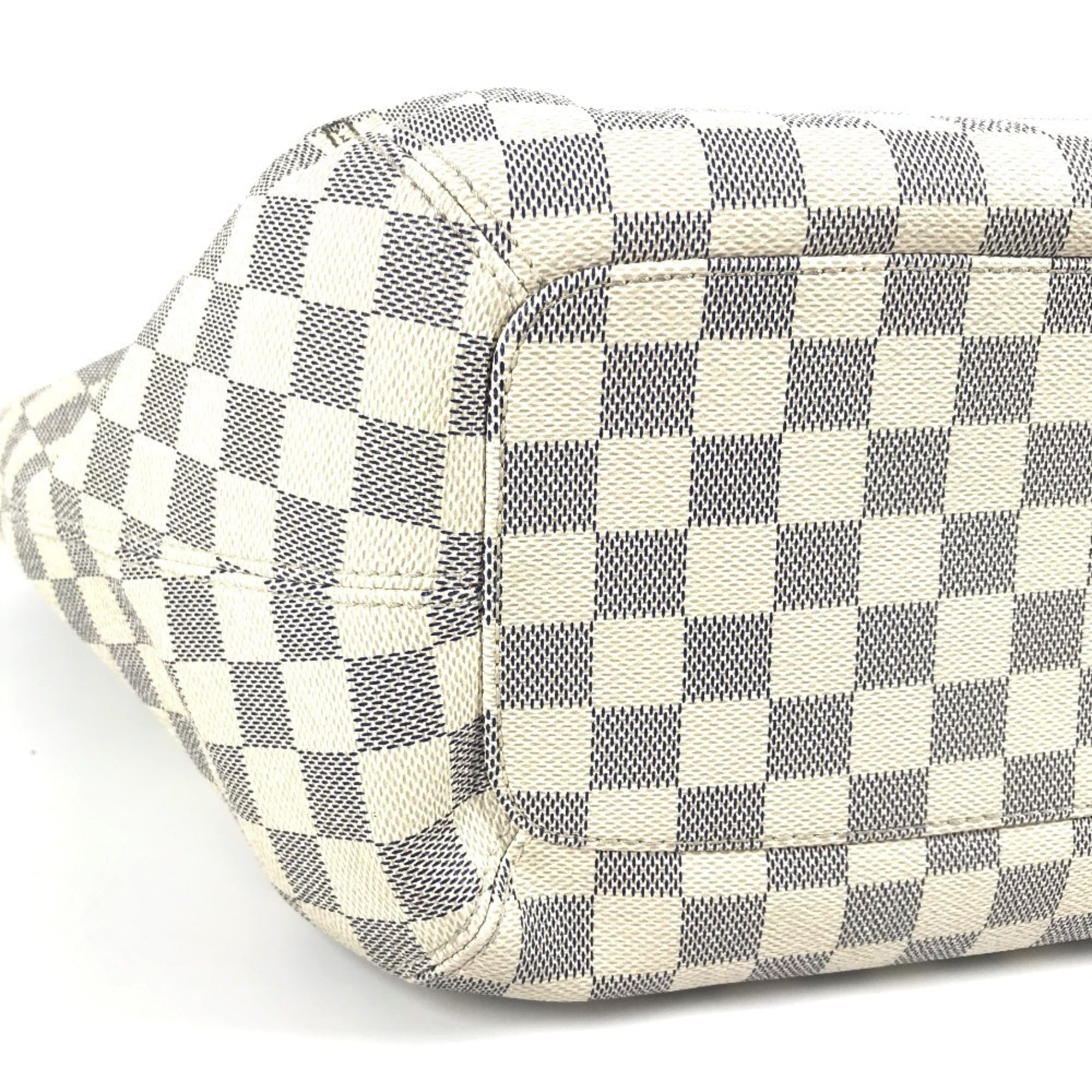 Louis Vuitton Damier Azur White Damier Azur Shoulder Bag Tote Bag