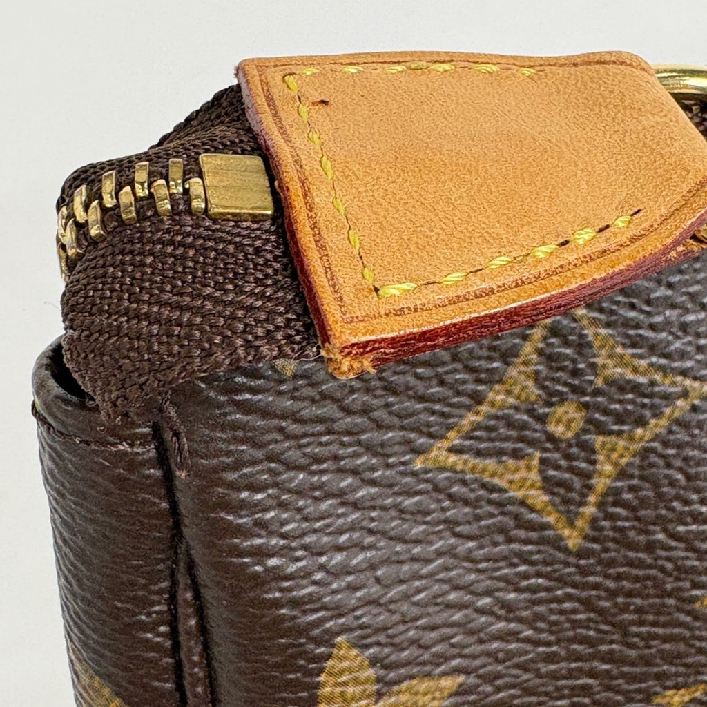 Louis Vuitton Brown Monogram Pochette Pouch
