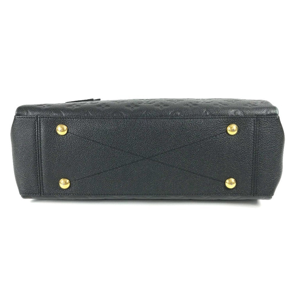 Louis Vuitton Black Noir Monogram Empreinte Shoulder Bag Tote Bag