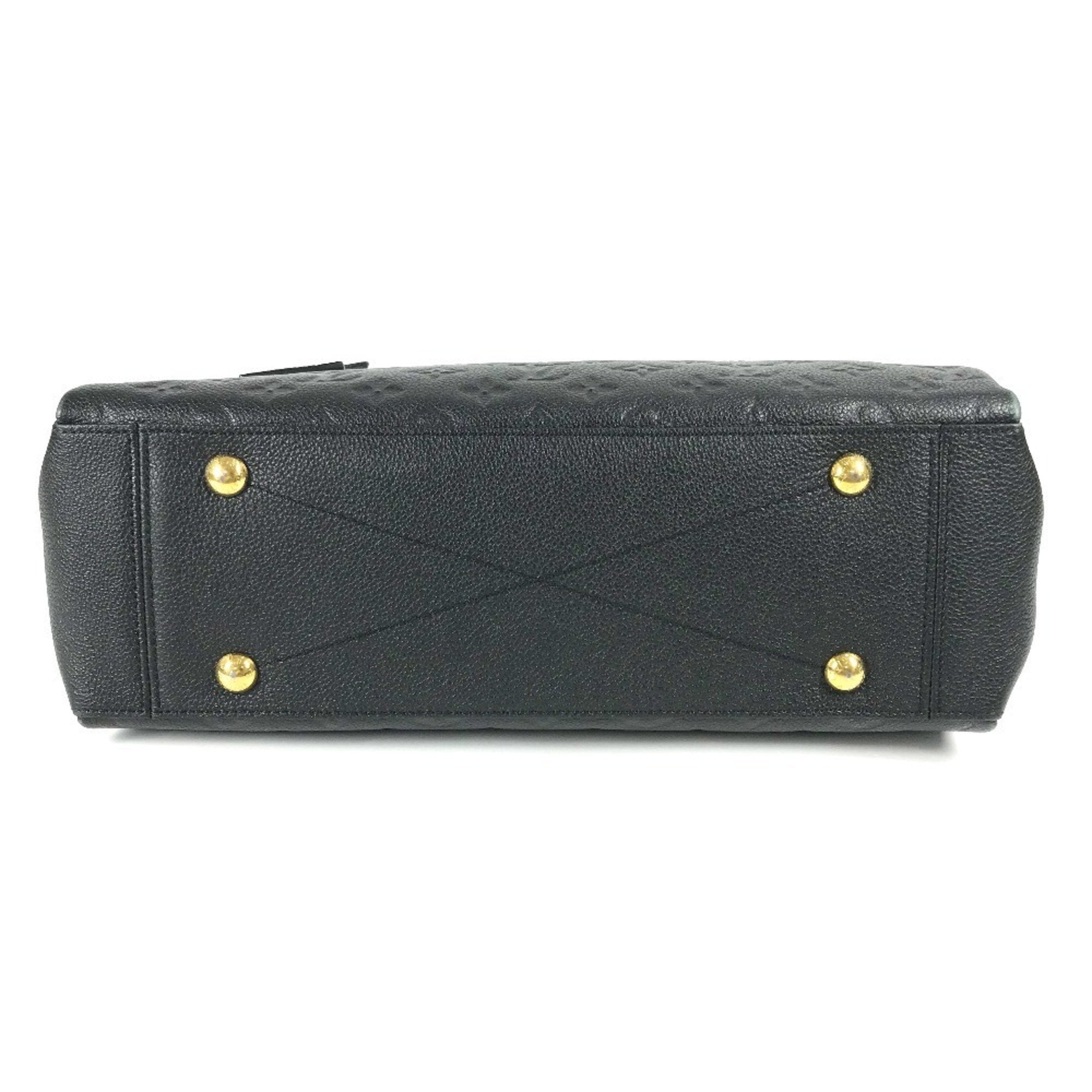 Louis Vuitton Black Noir Monogram Empreinte Shoulder Bag Tote Bag