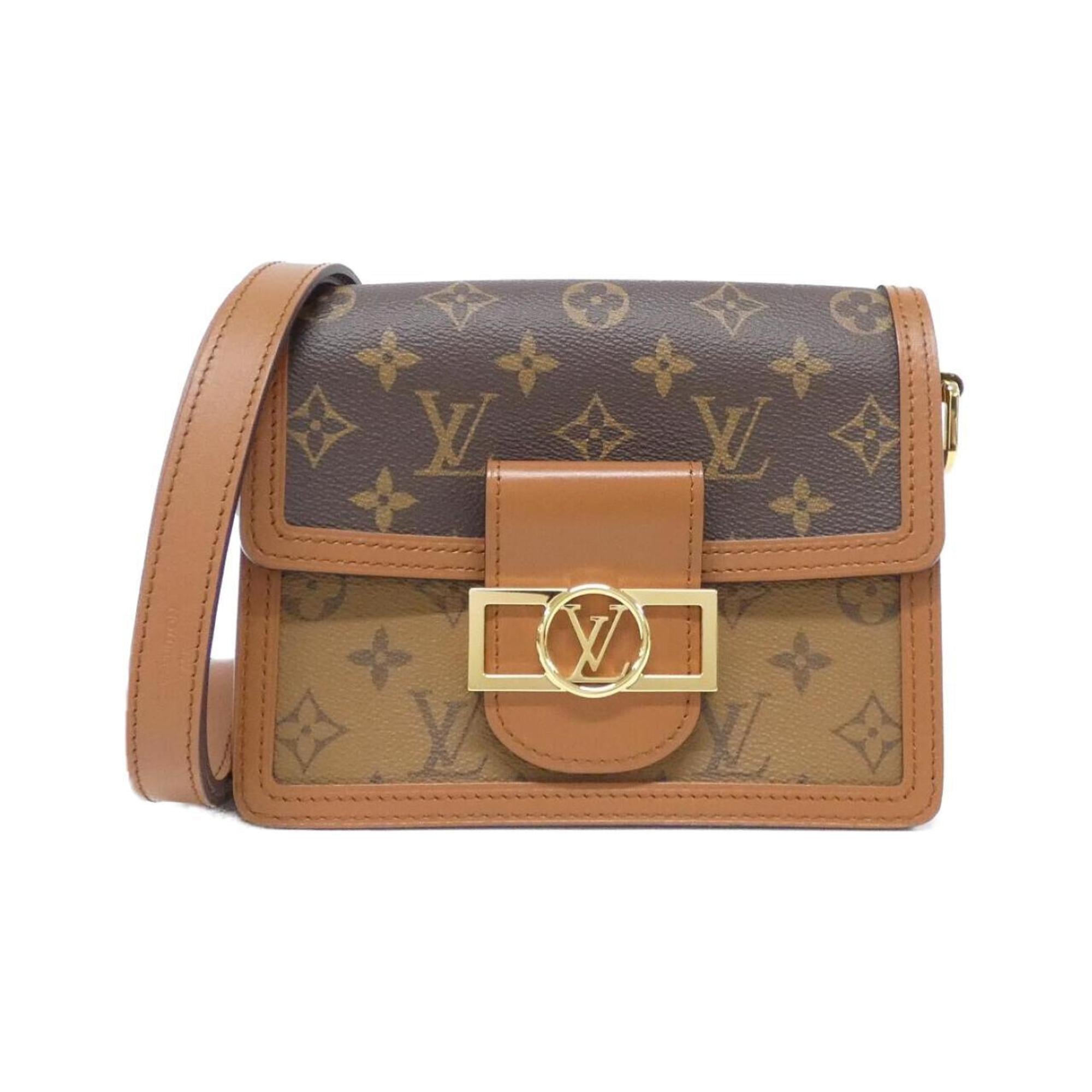 Louis Vuitton Marron Coated Canvas Shoulder Bag