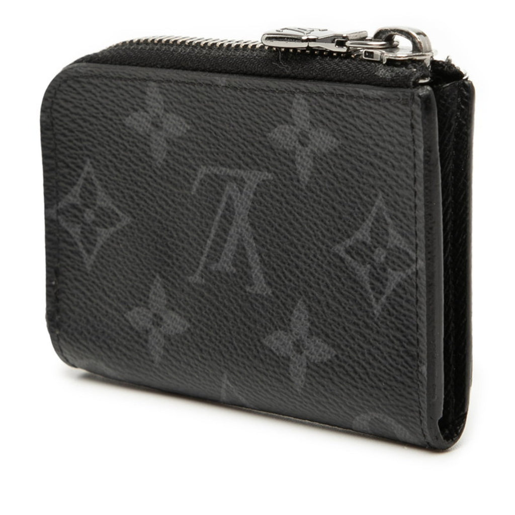Louis Vuitton Black Pvc Leather Coin Purse/Coin Case
