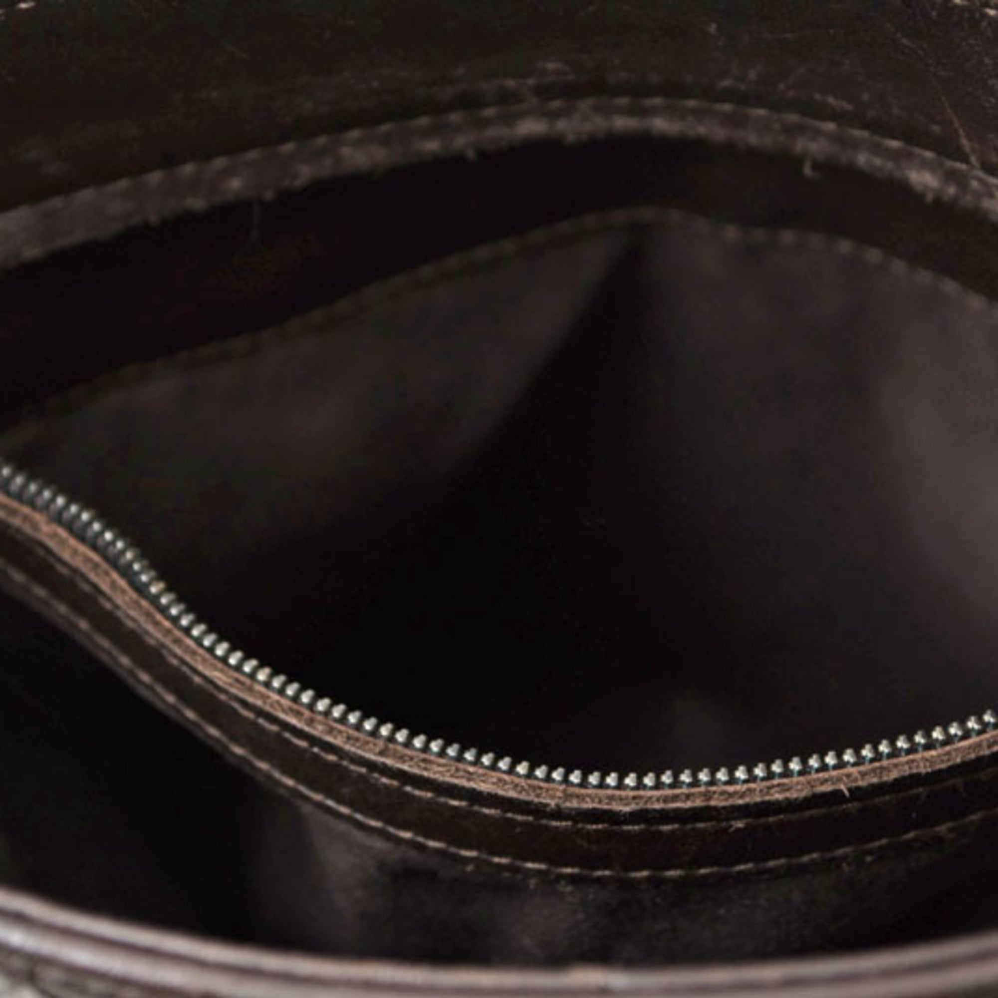 Bottega Veneta Dark Brown Leather Shoulder Bag