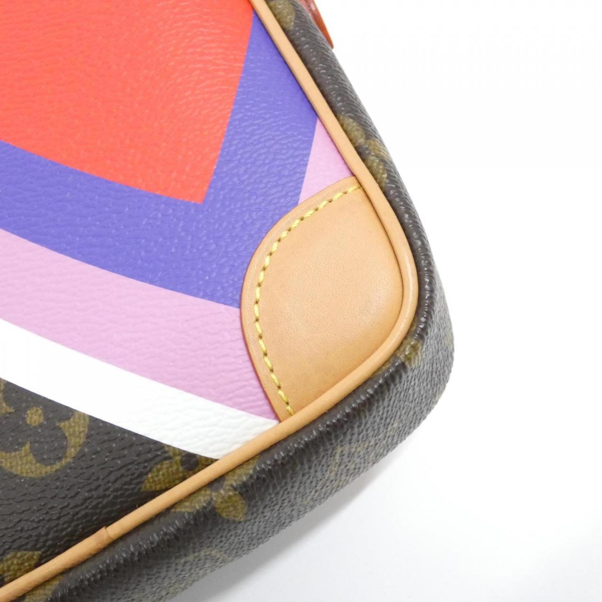 Louis Vuitton Marron Coated Canvas Shoulder Bag