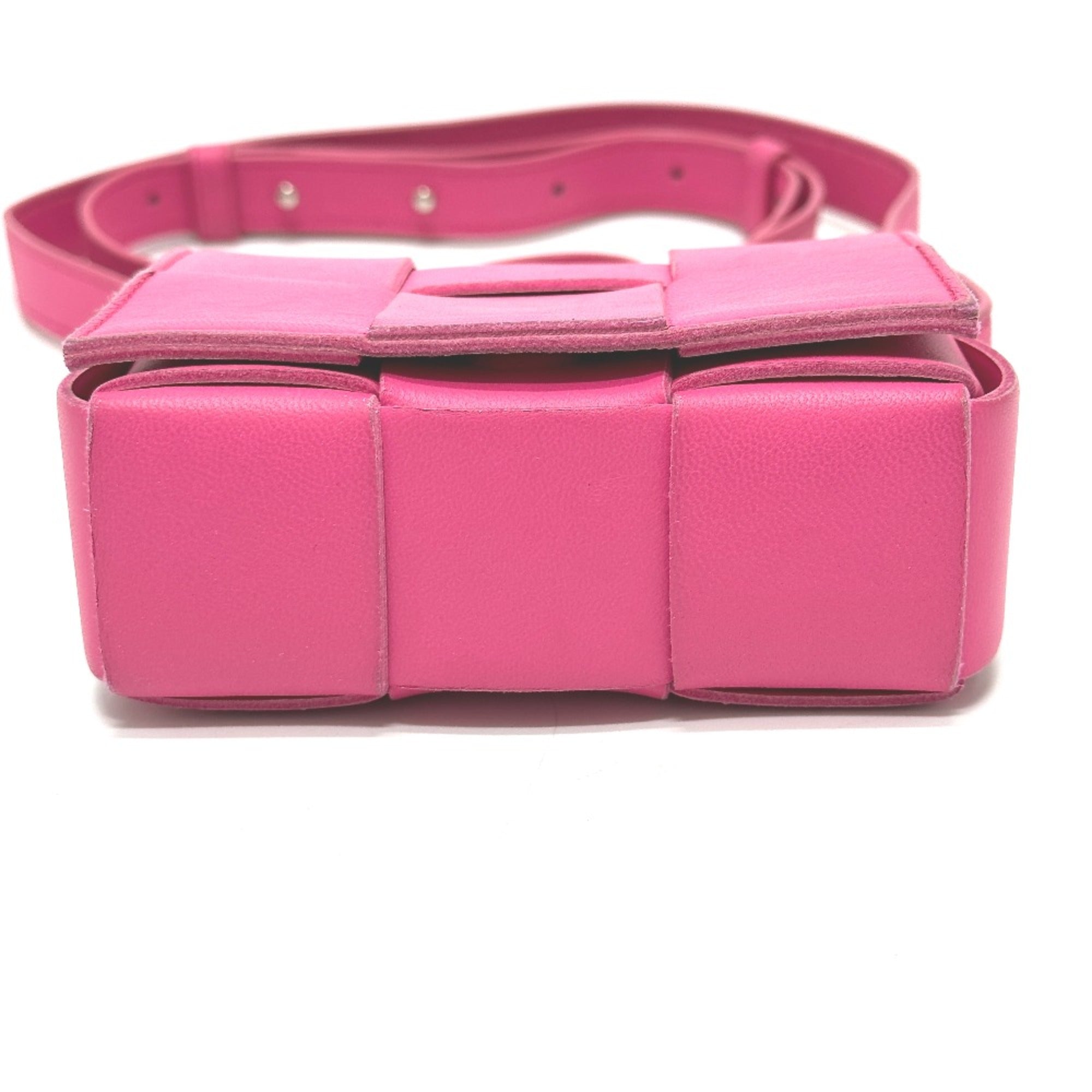 Bottega Veneta Pink Leather Shoulder Bag